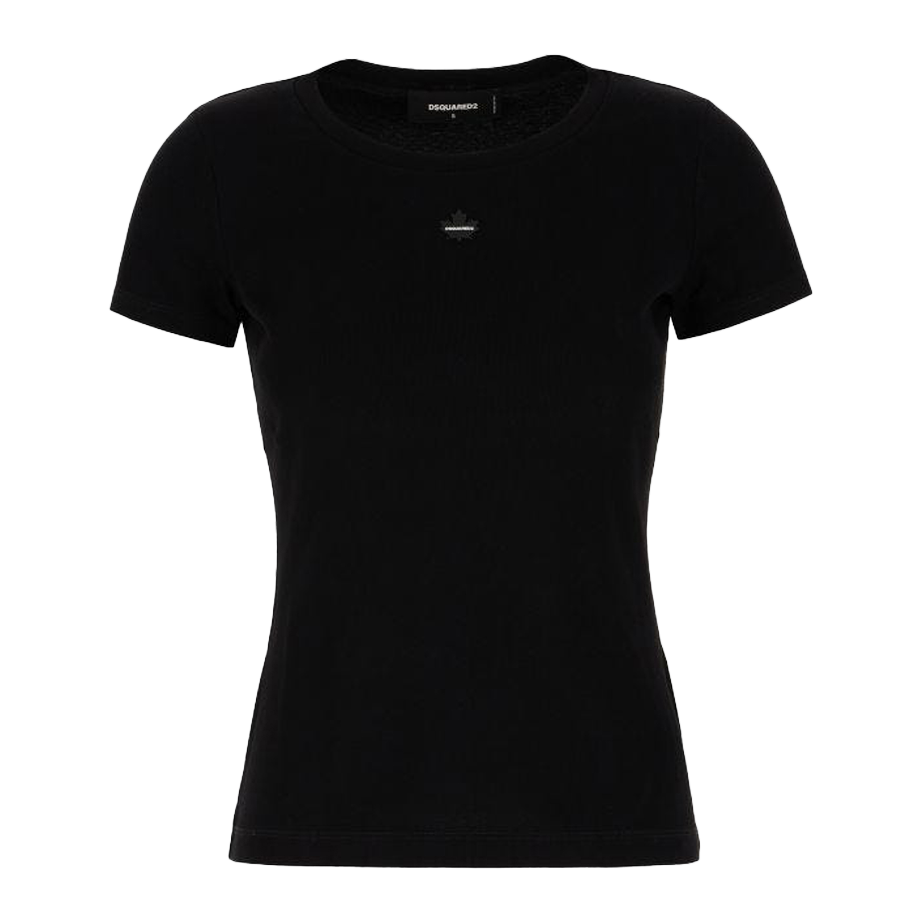 Camiseta Negra Dsquared2 Leaf