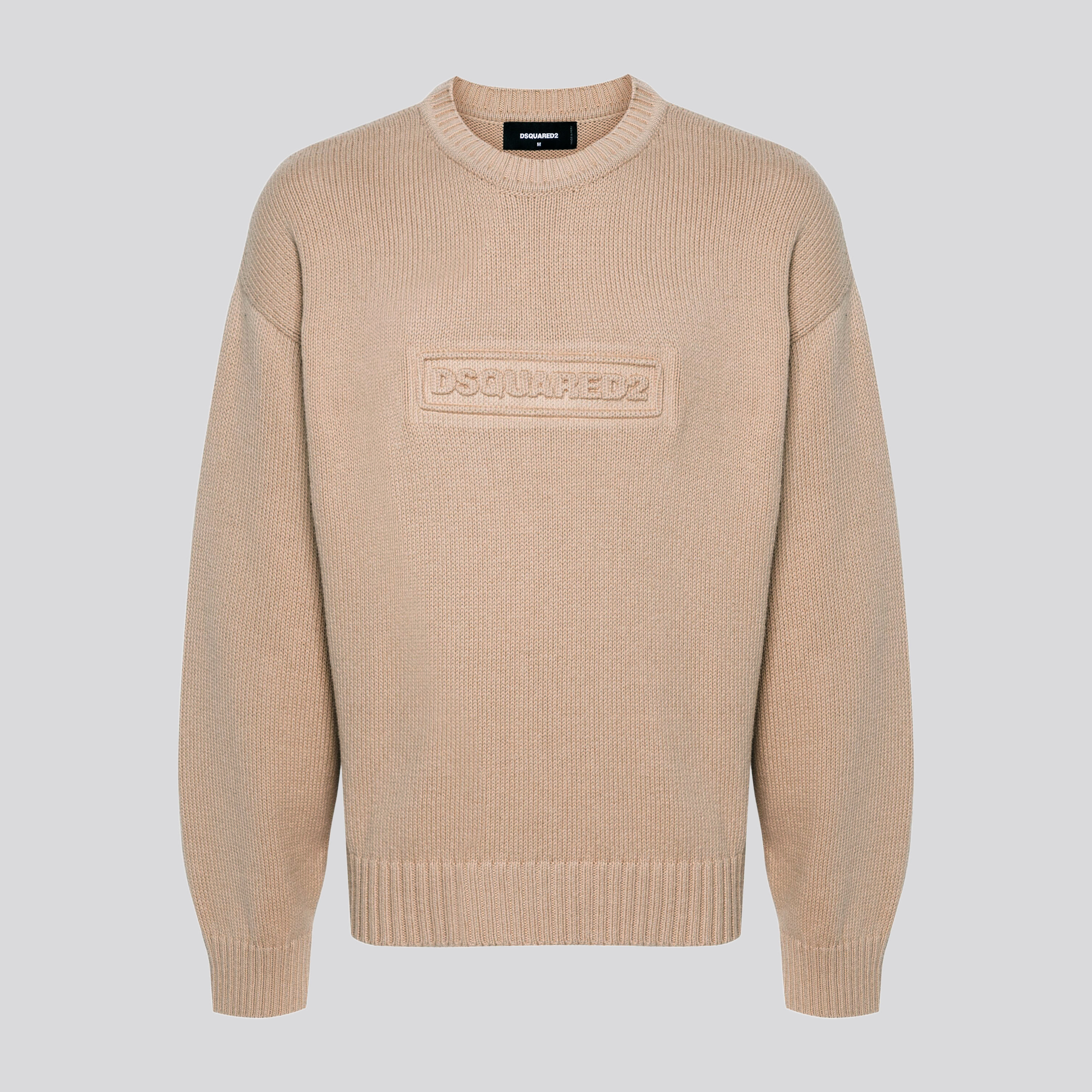 Buzo Beige Dsquared2 Logo