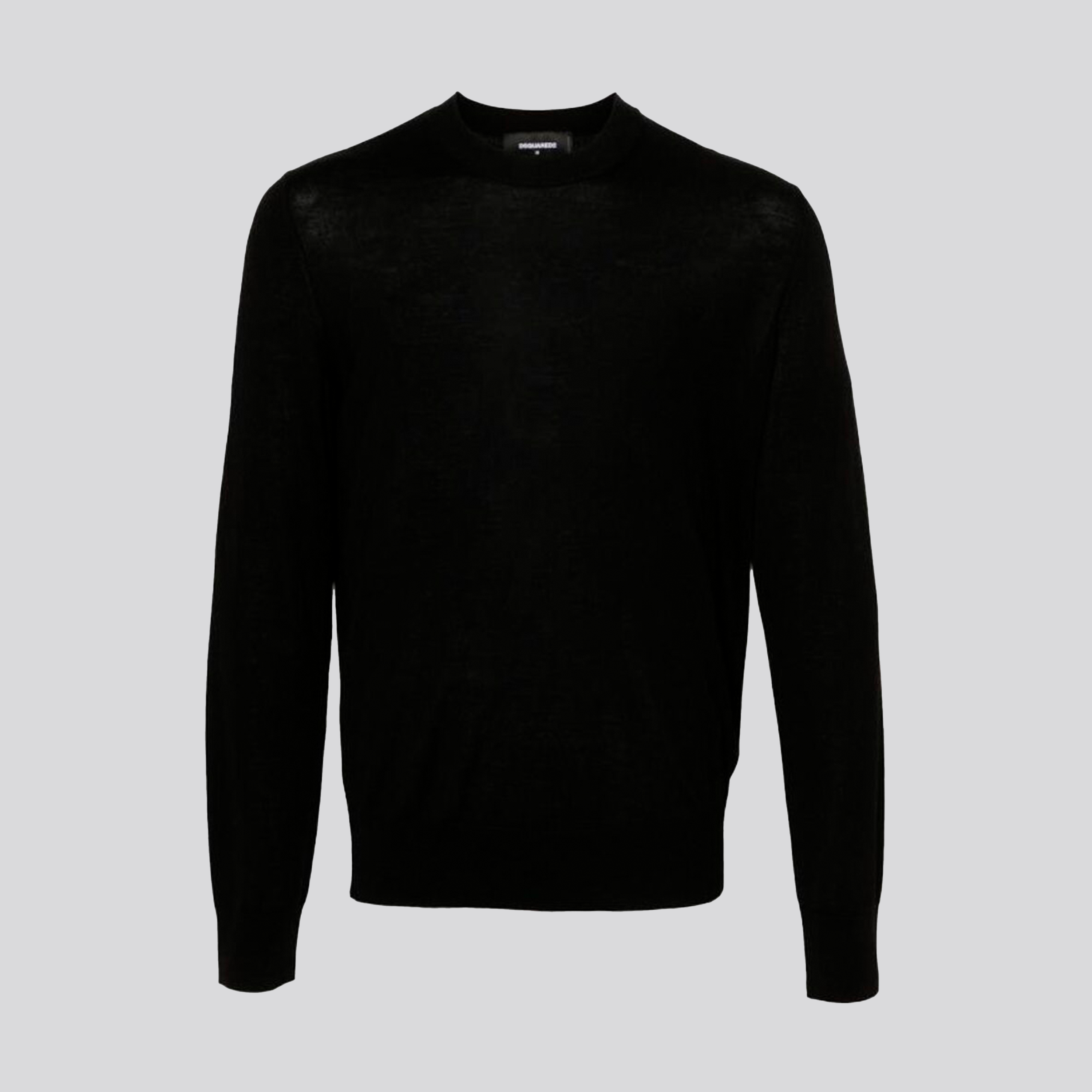 Buzo Negro Dsquared2 Fine Knit