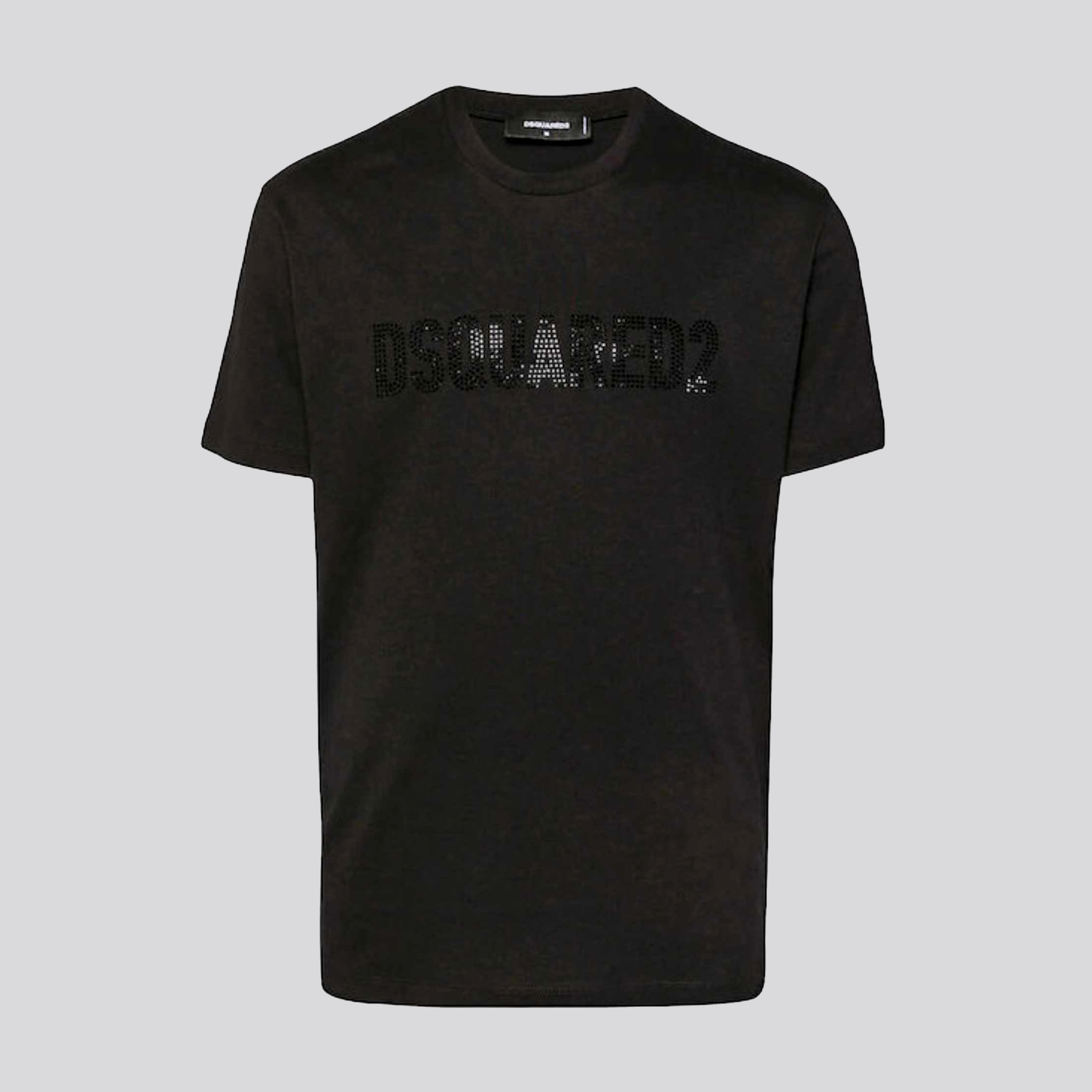 Camiseta Negra Dsquared2 Crystals