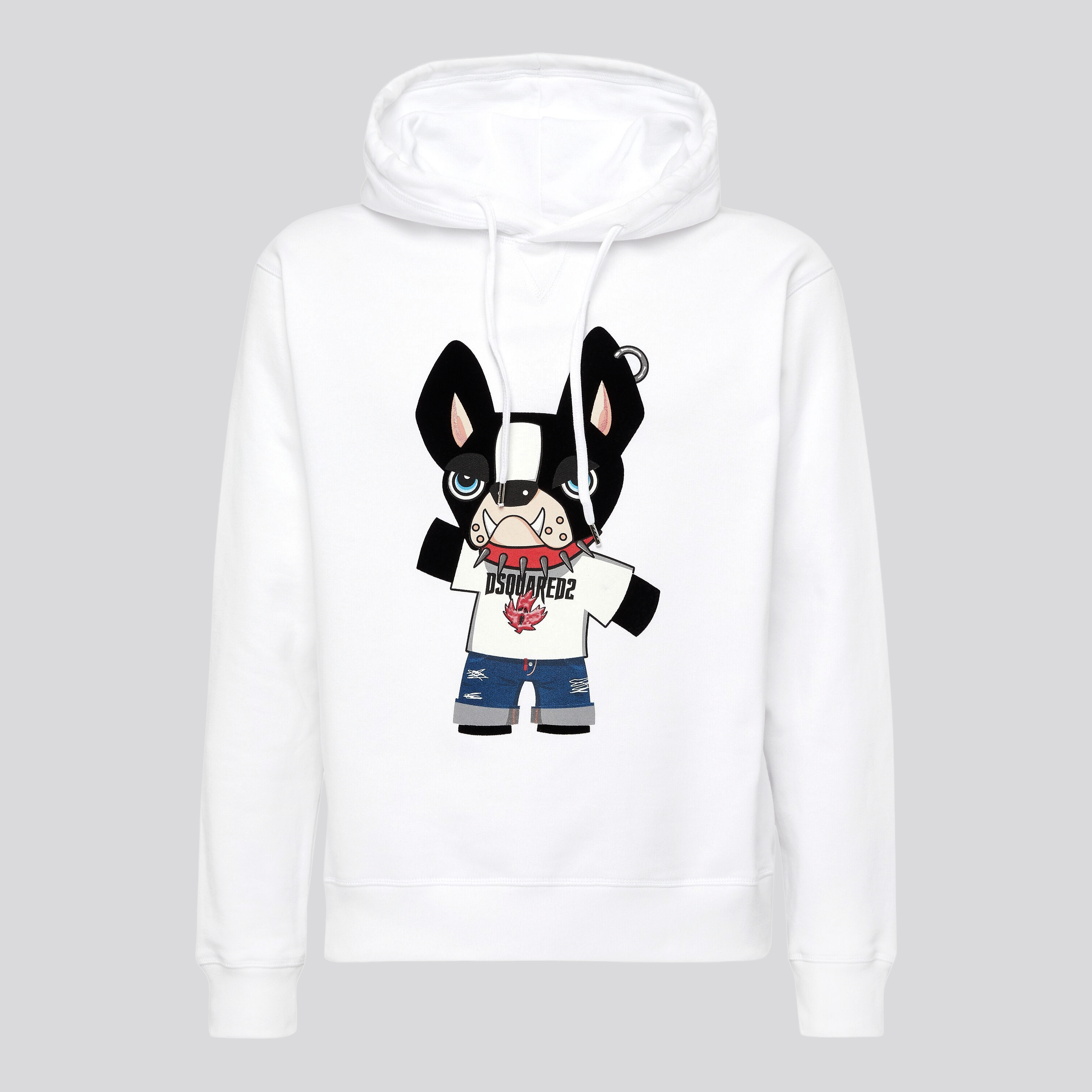 Buzo Tipo Hoodie Blanco Dsquared2 Dog