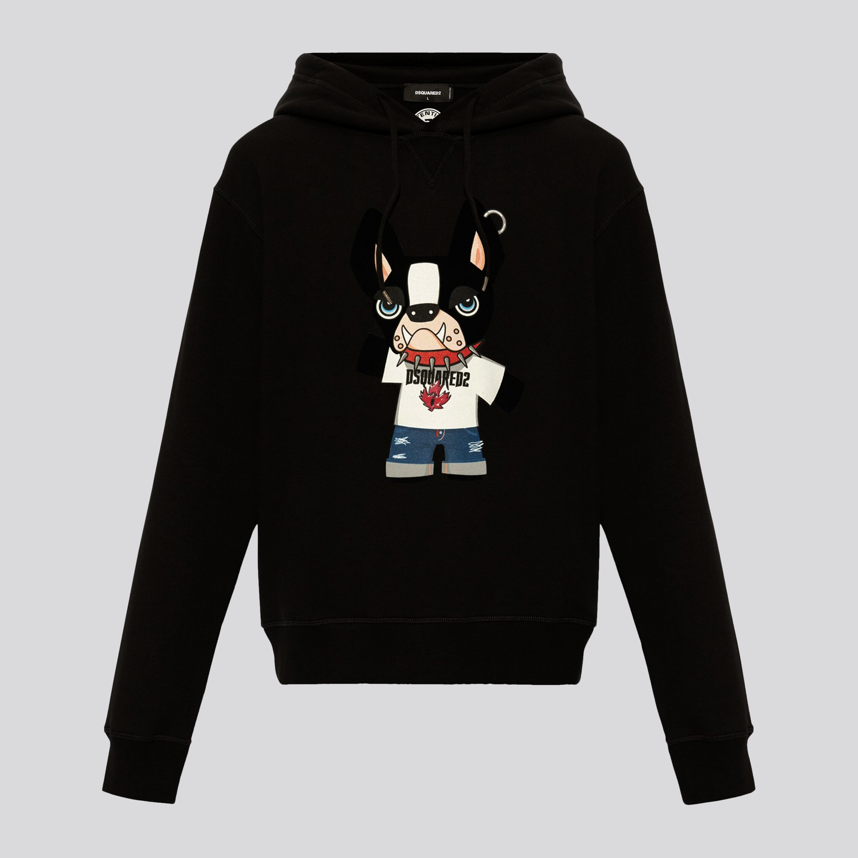 Buzo Tipo Hoodie Negro Dsquared2 Dog