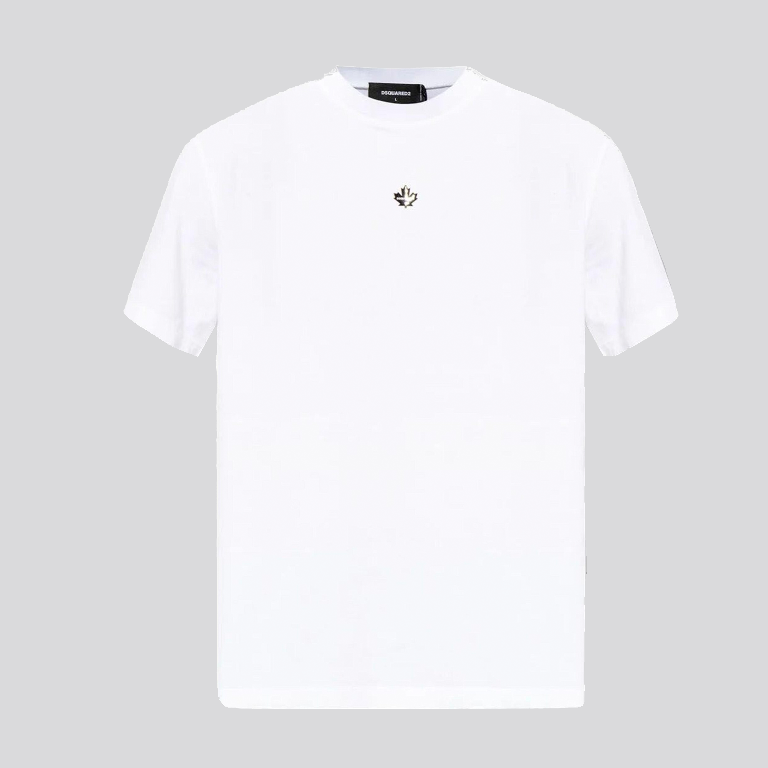 Camiseta Blanca Dsquared2 Leaf