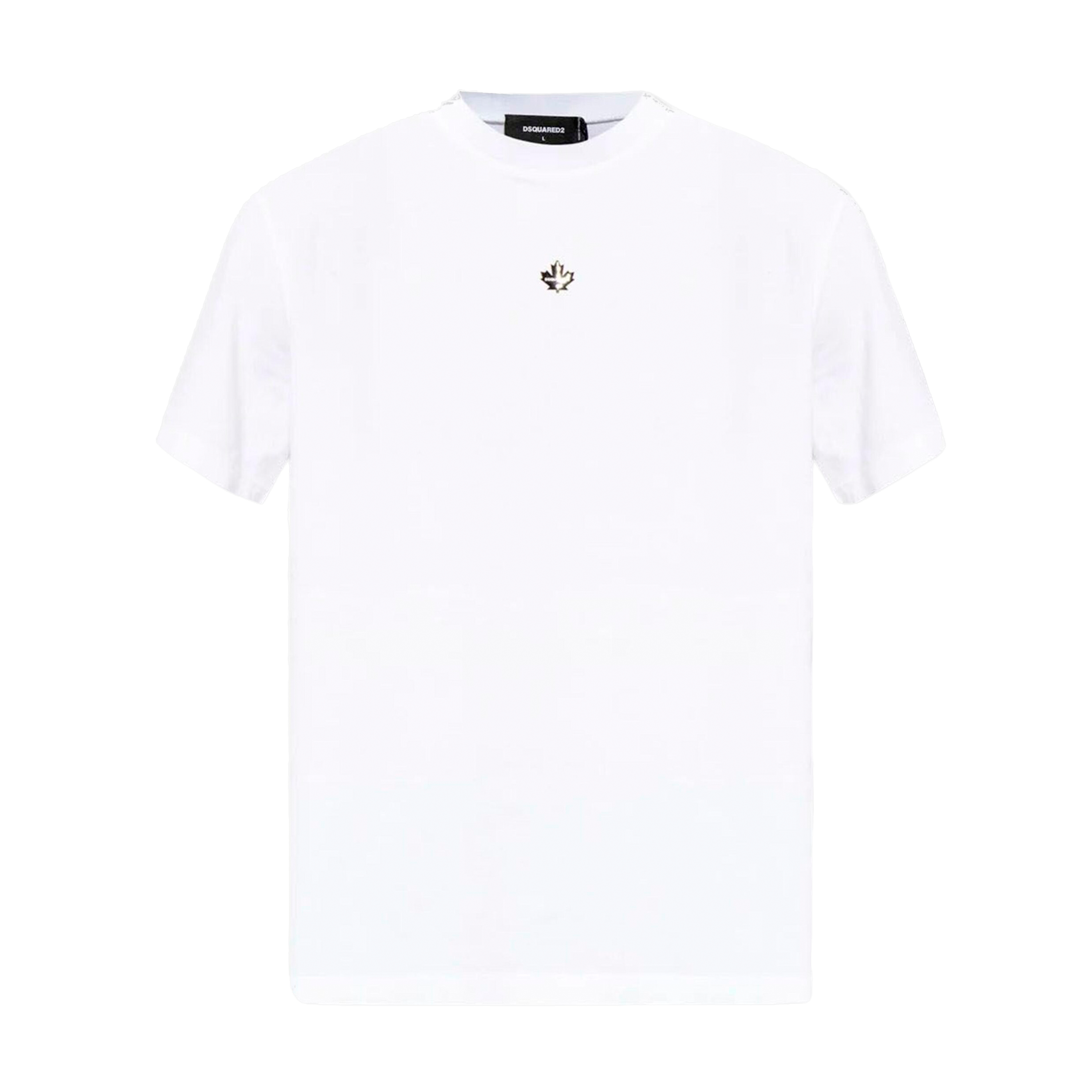 Camiseta Blanca Dsquared2 Leaf