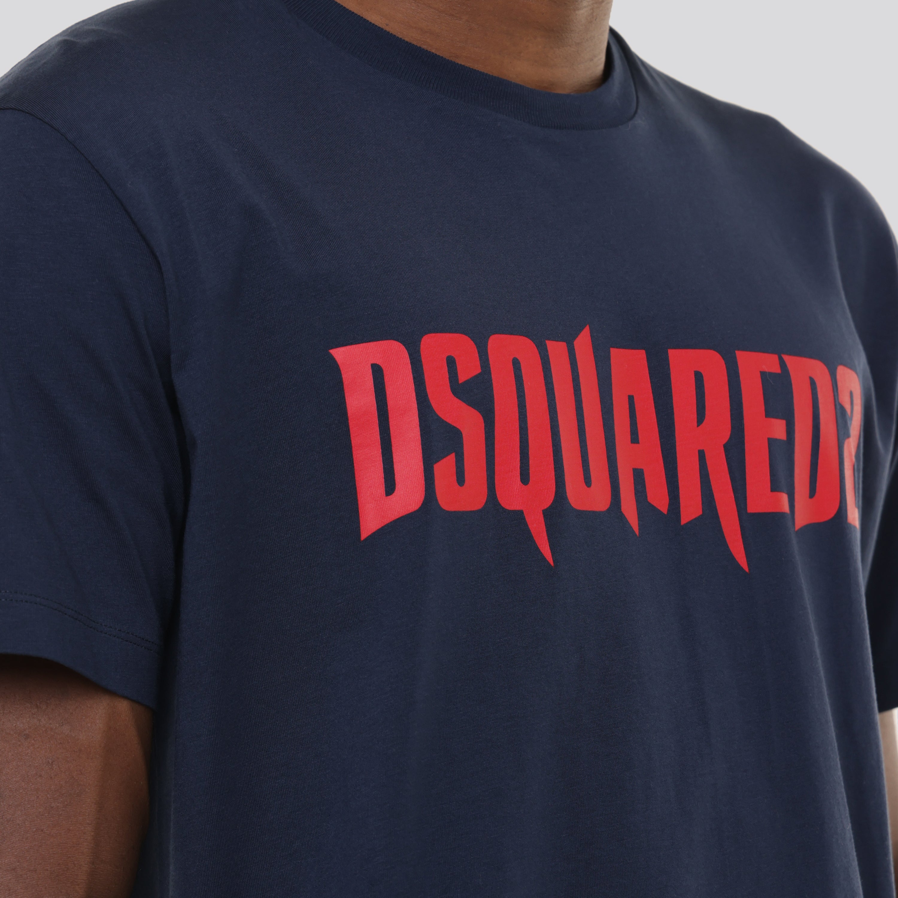 Camiseta Azul Dsquared2 Logo