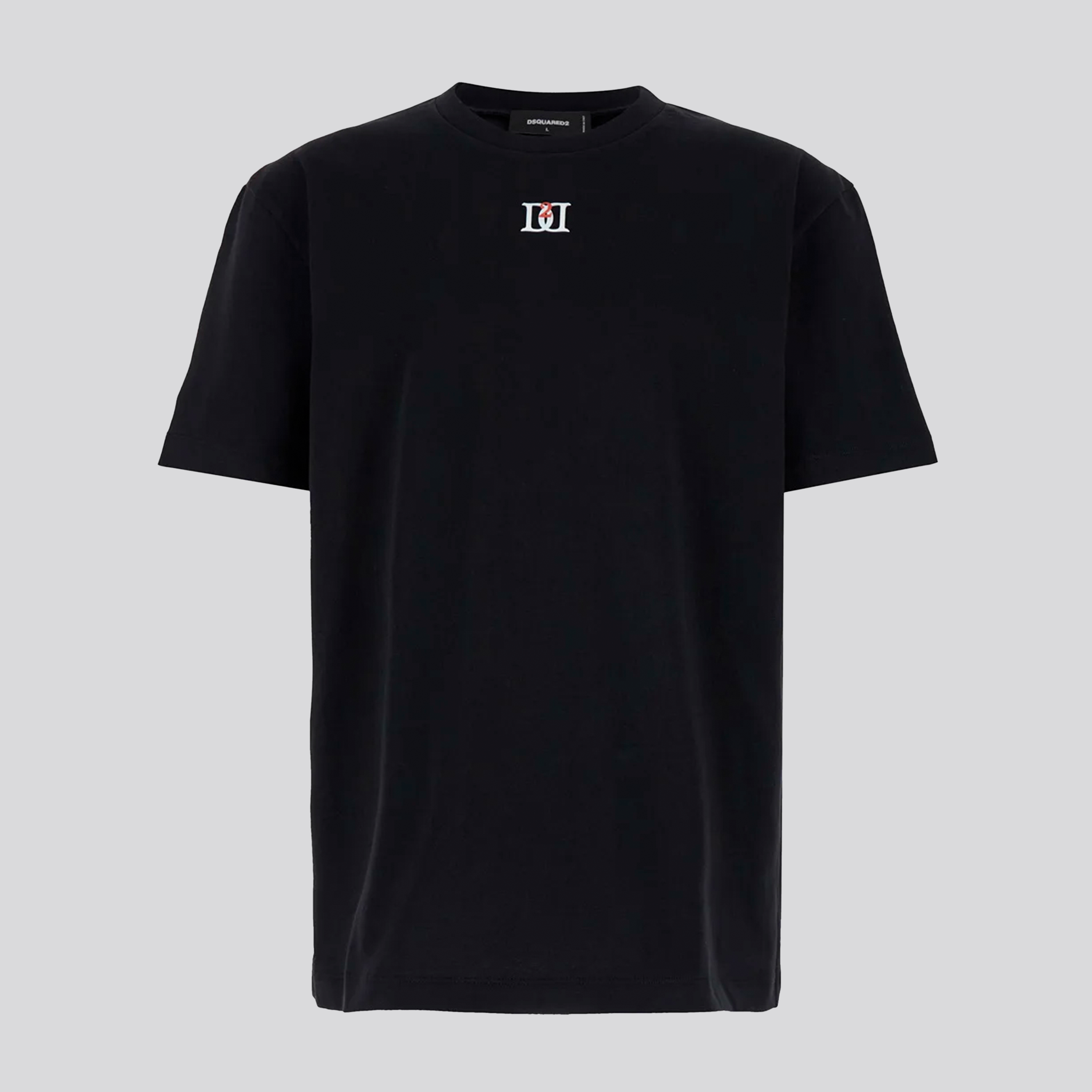 Camiseta Negra Dsquared2 Dd Plaque