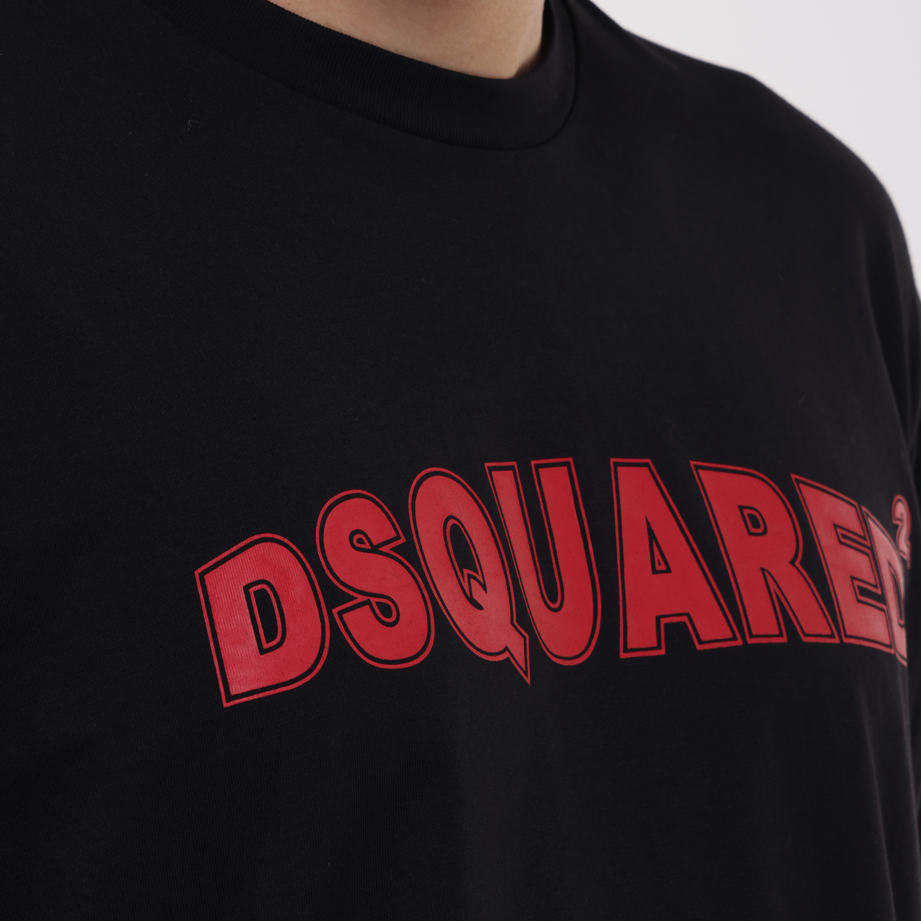 Camiseta Negra Dsquared2 Logo