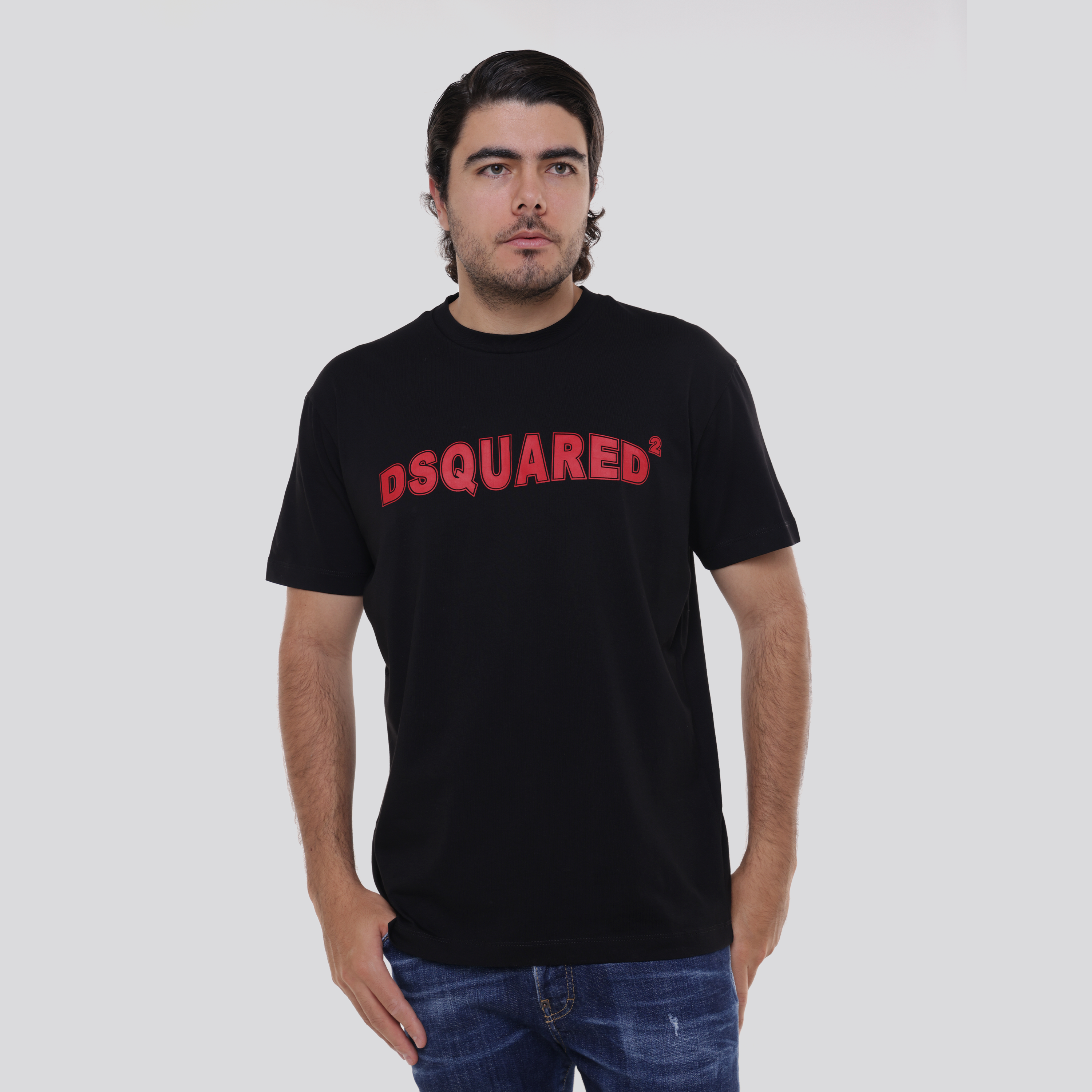 Camiseta Negra Dsquared2 Logo