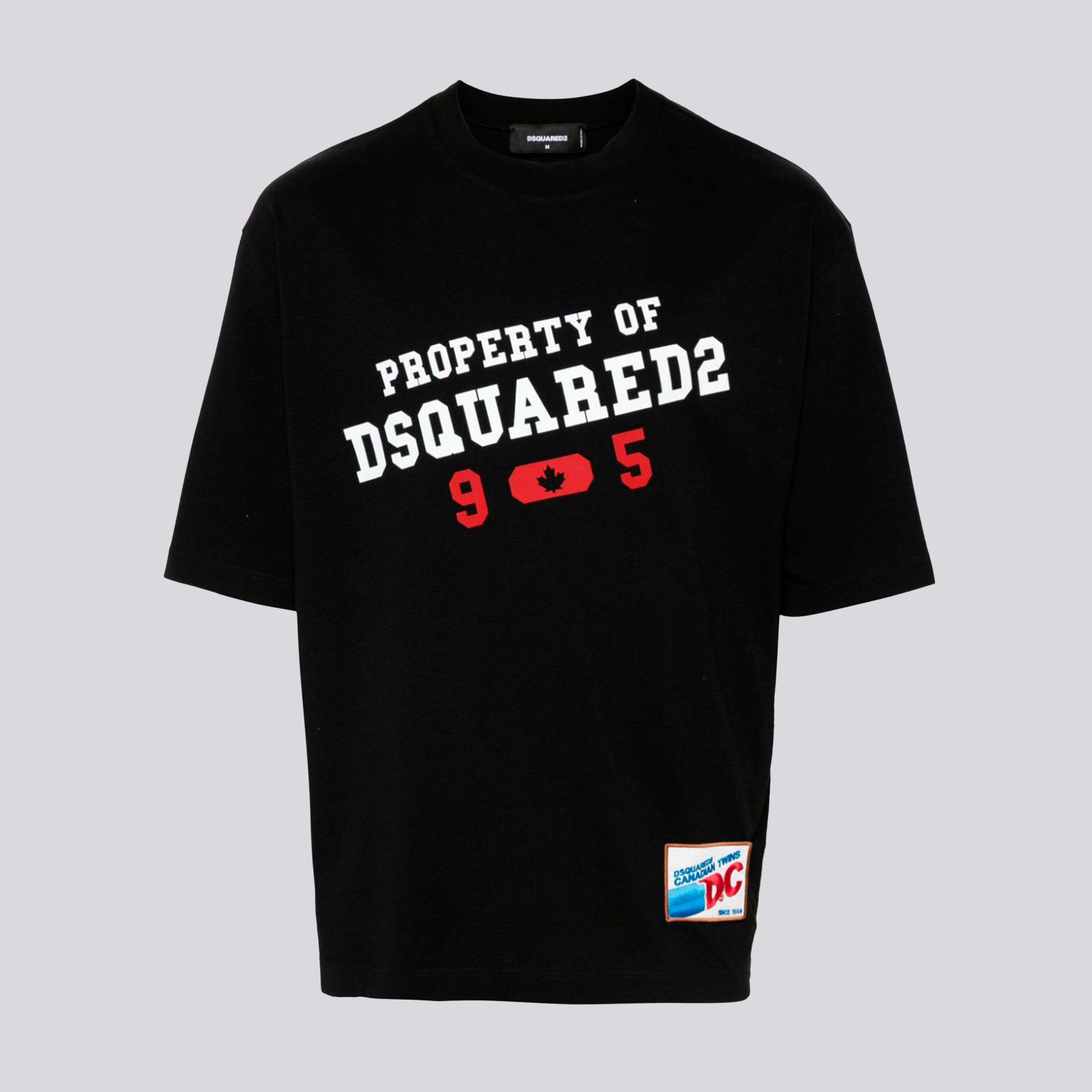 Camiseta Negra Dsquared2 Property