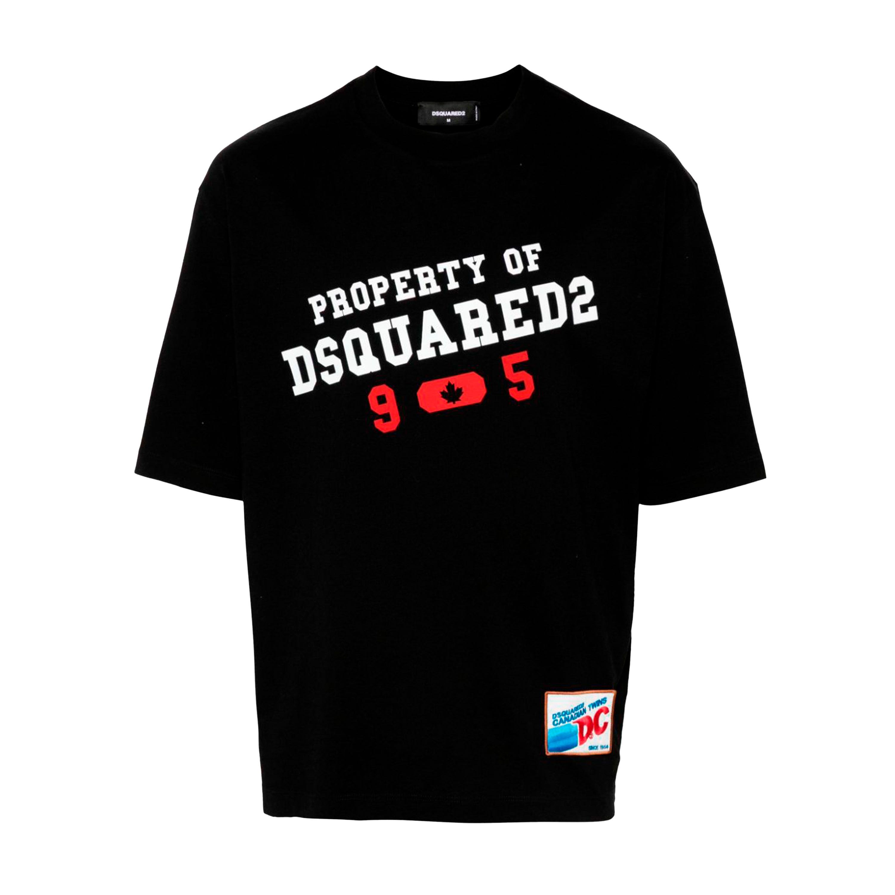 Camiseta Negra Dsquared2 Property