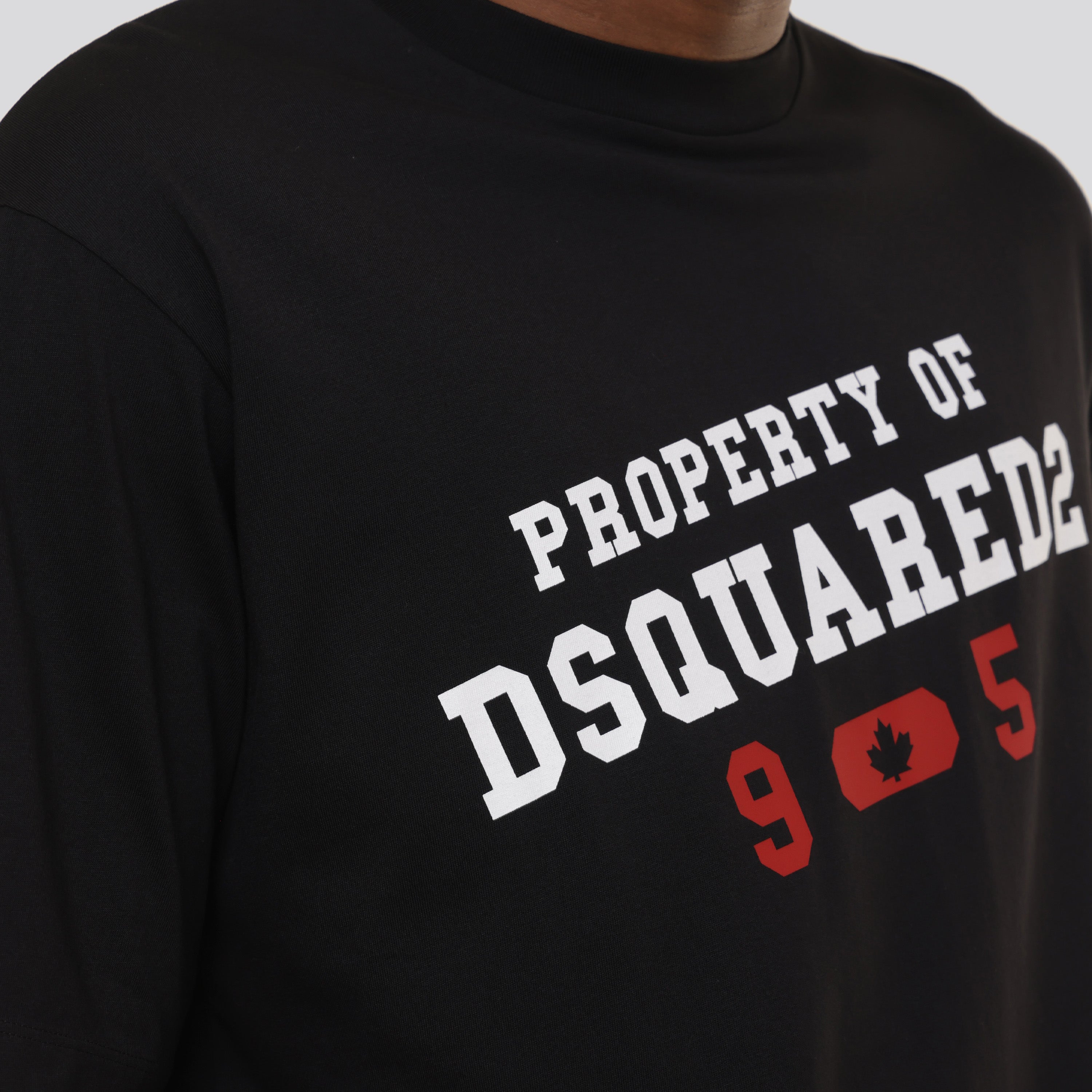 Camiseta Negra Dsquared2 Property