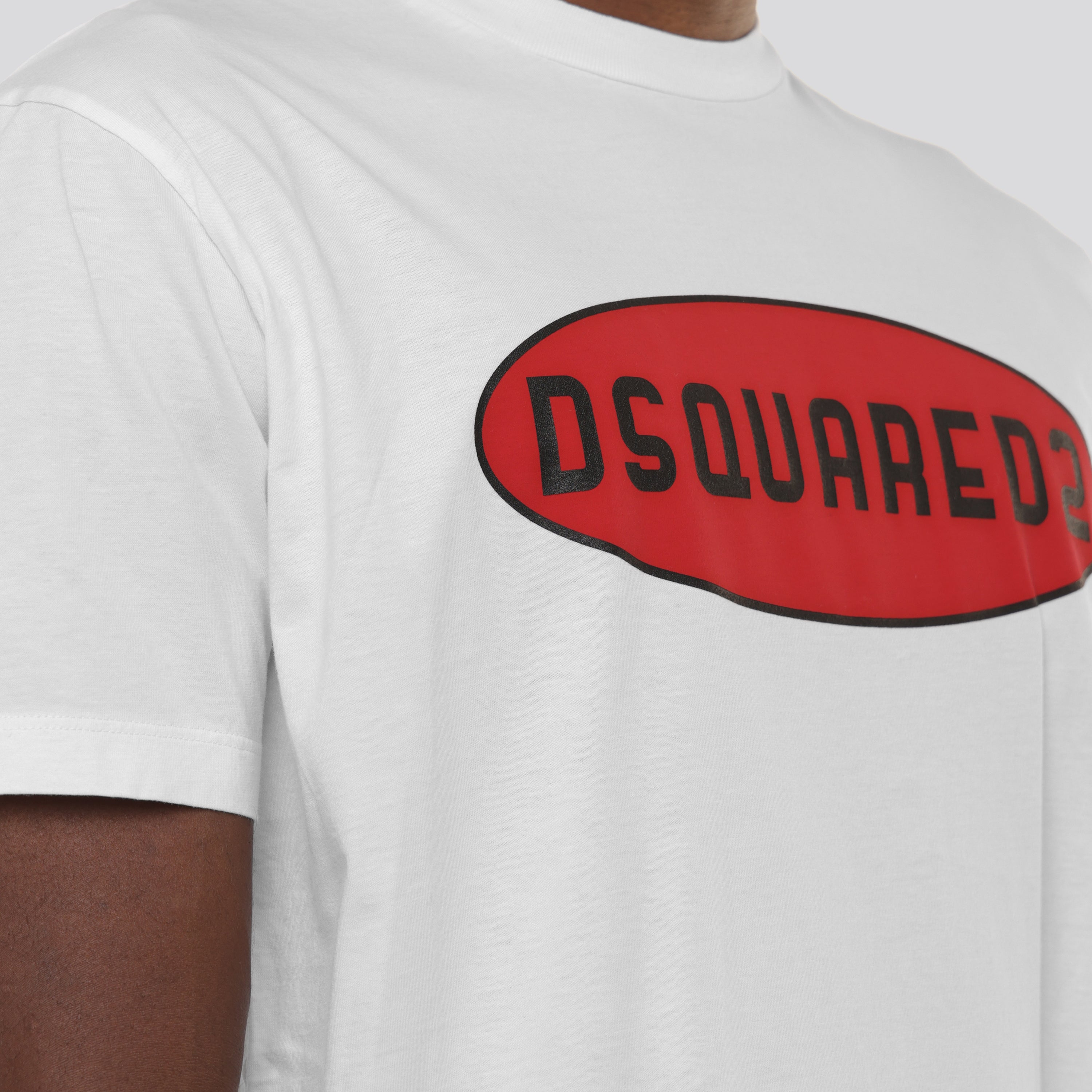 Camiseta Blanca Dsquared2 Circle