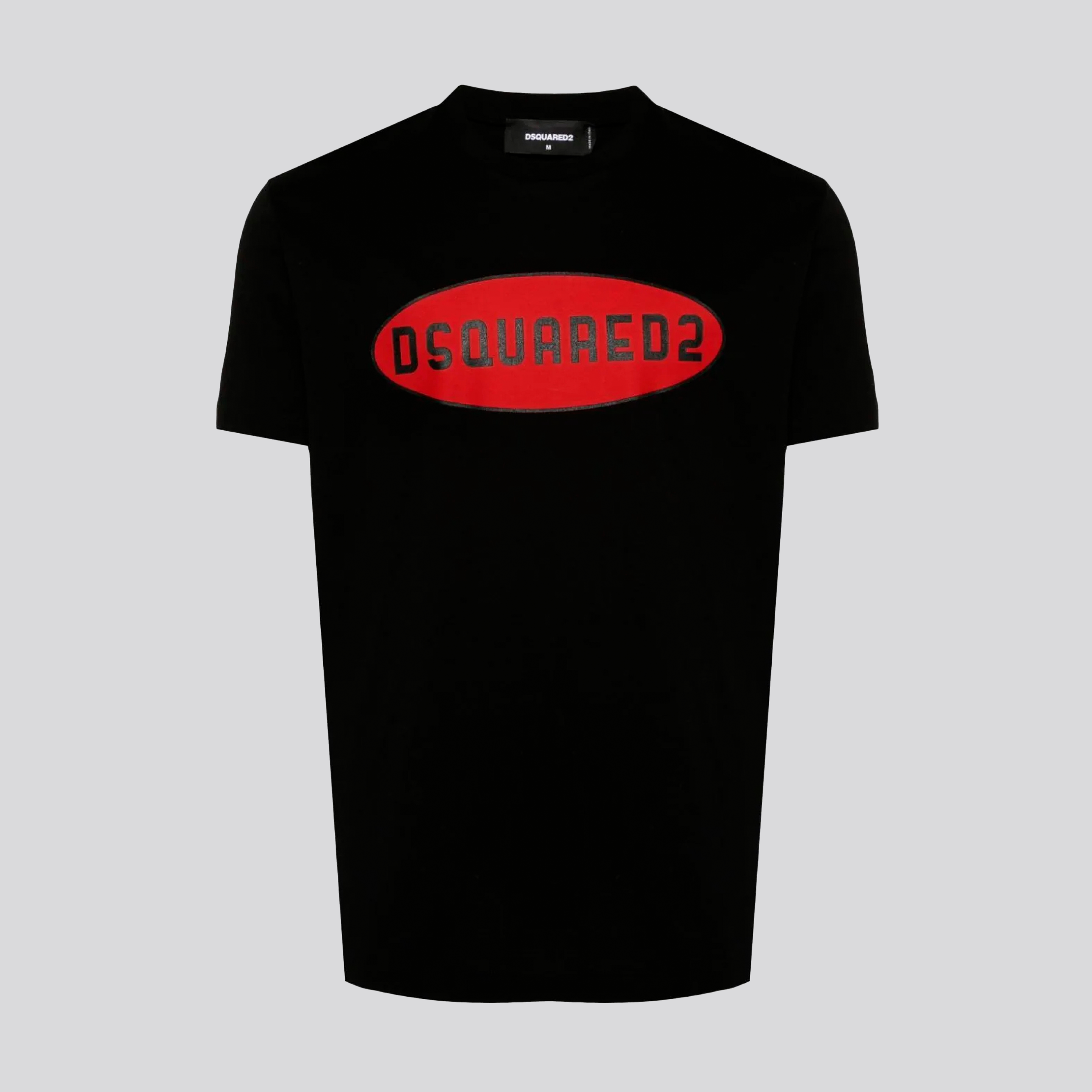 Camiseta Negra Dsquared2 Circle