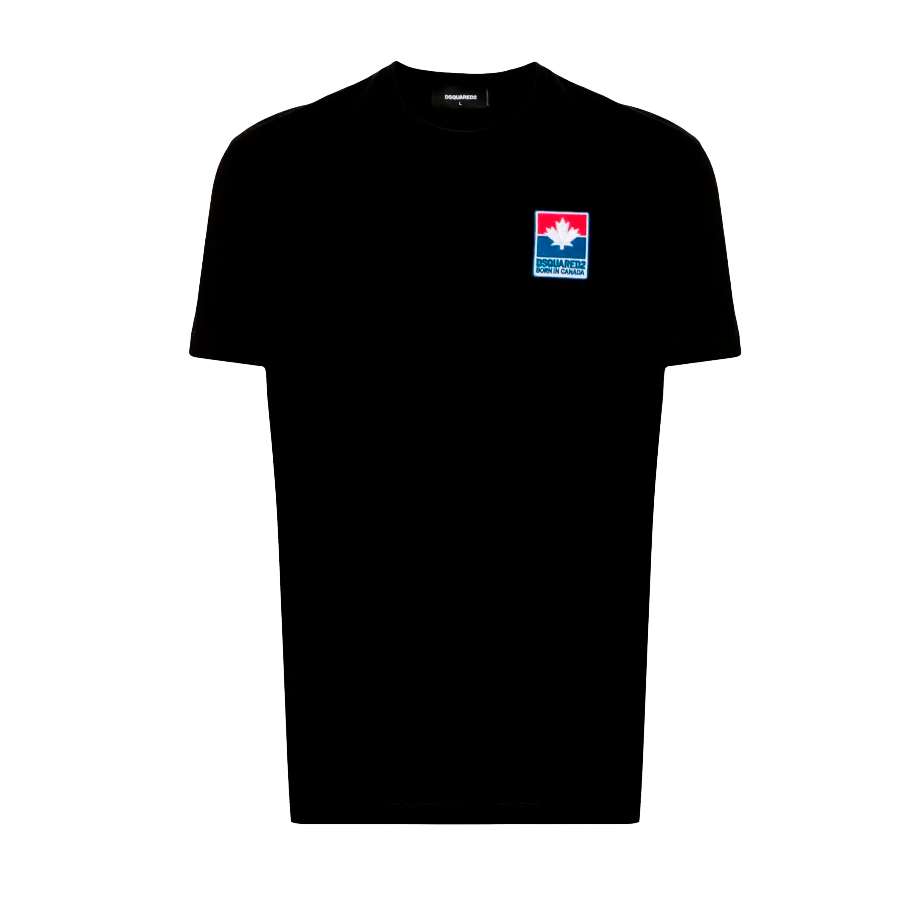 Camiseta Negra Dsquared2 Leaf