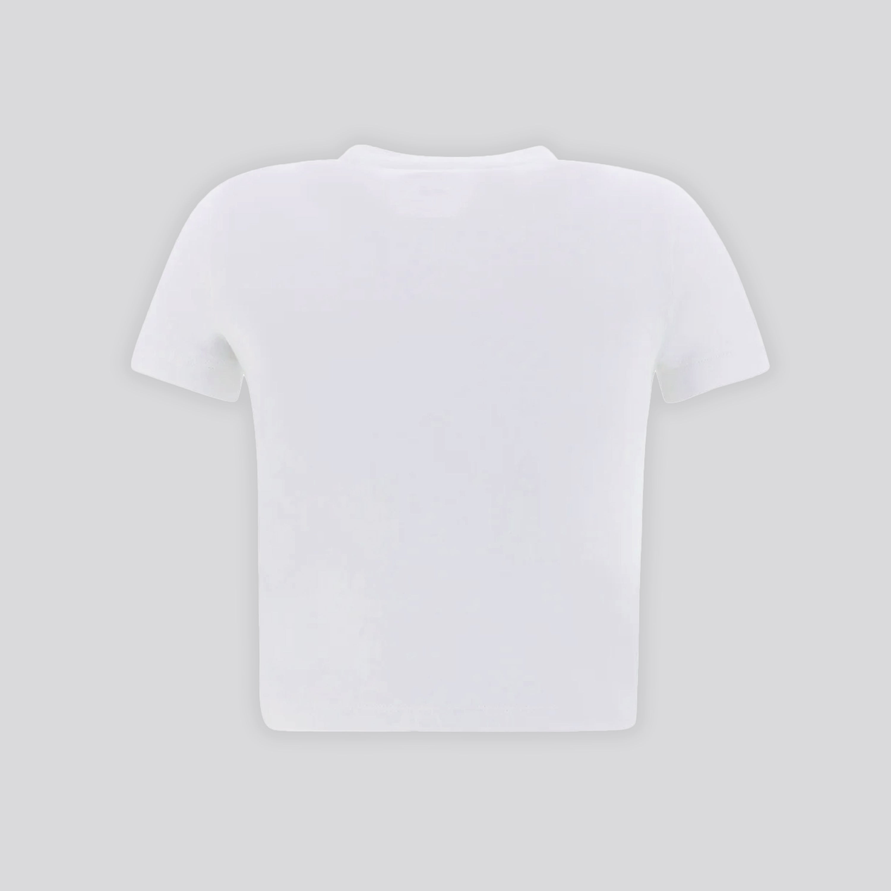 Camiseta Blanca Dsquared2 Icon Cropped