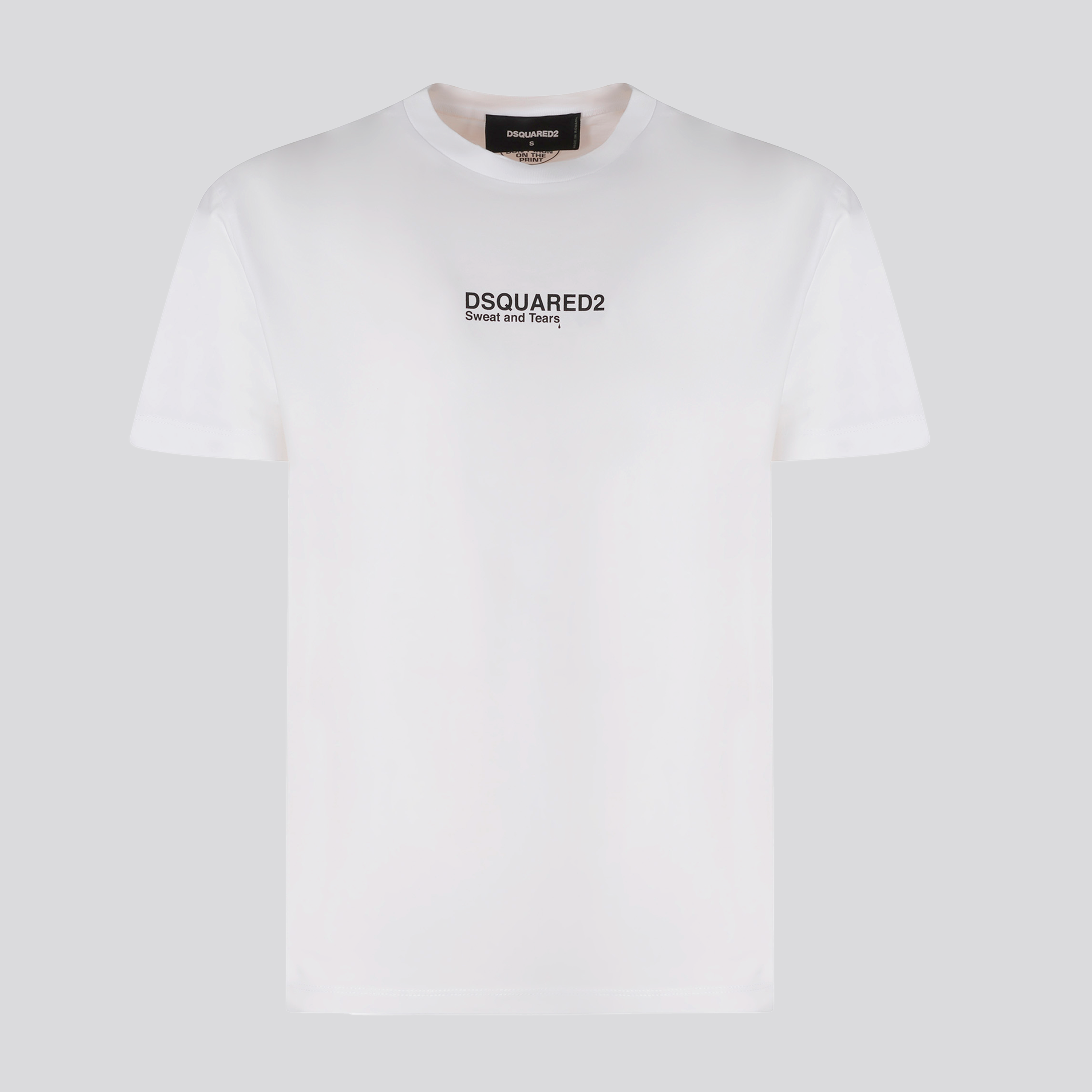 Camiseta Blanca Dsquared2 Tears