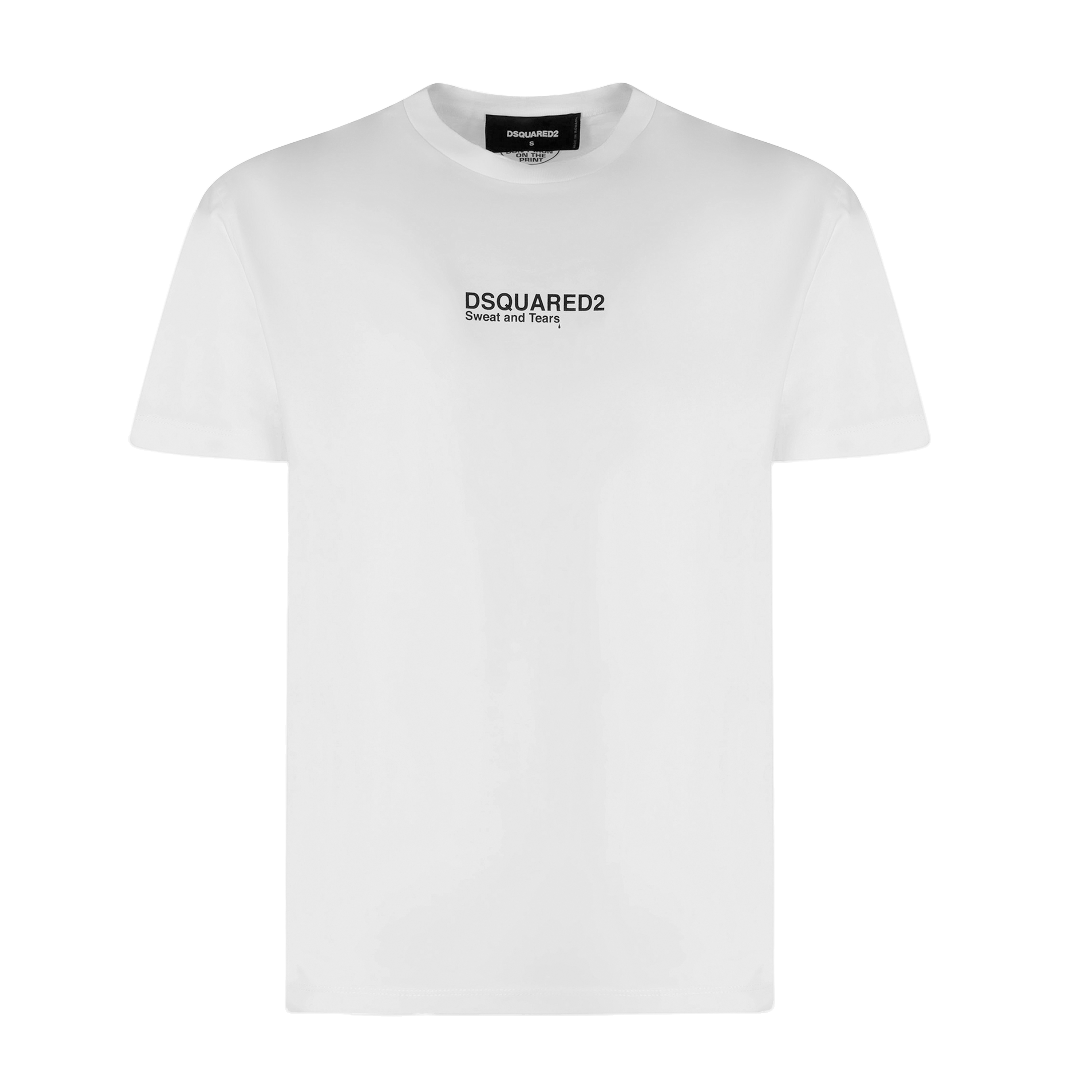 Camiseta Blanca Dsquared2 Tears
