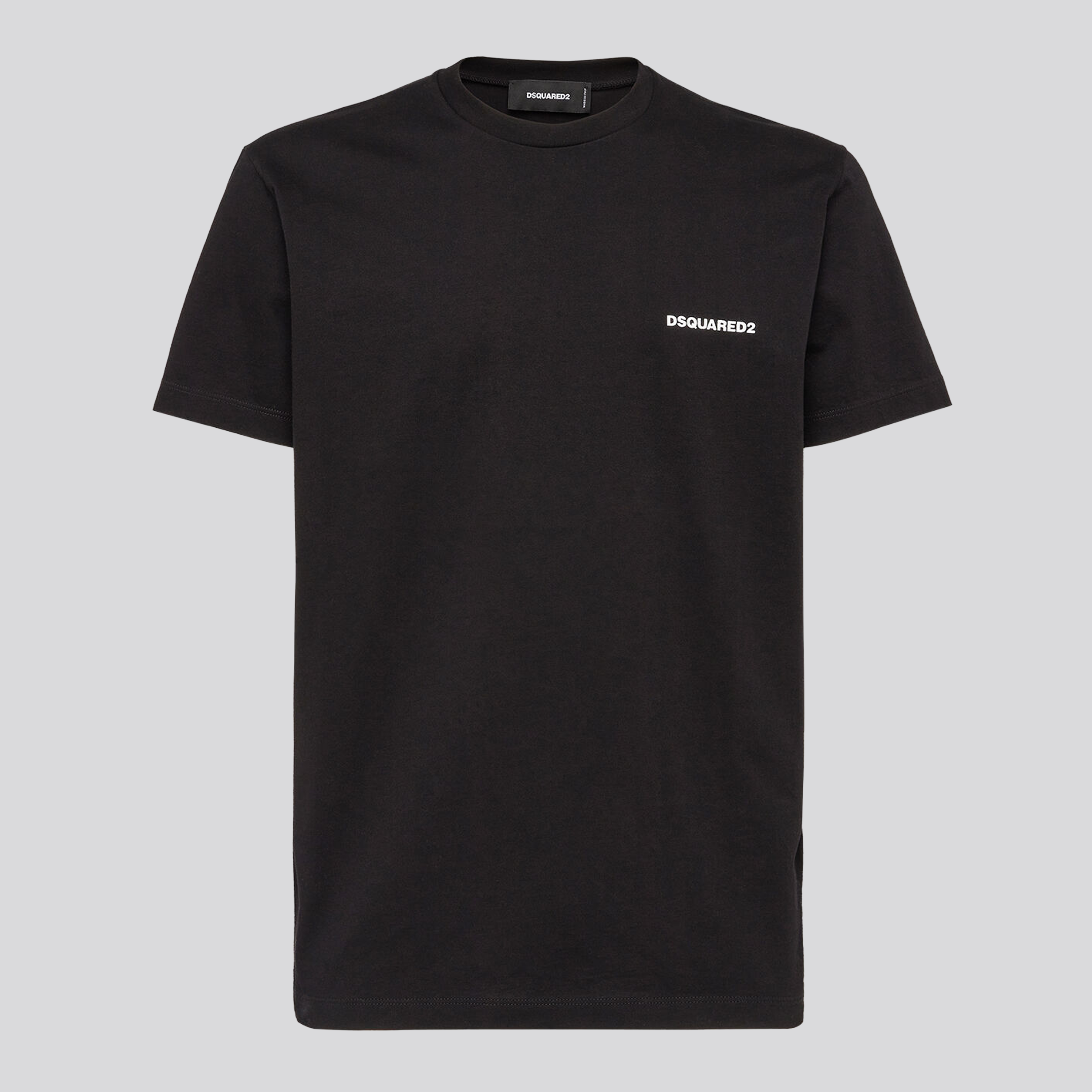 Camiseta Negra Dsquared2 Chest Logo