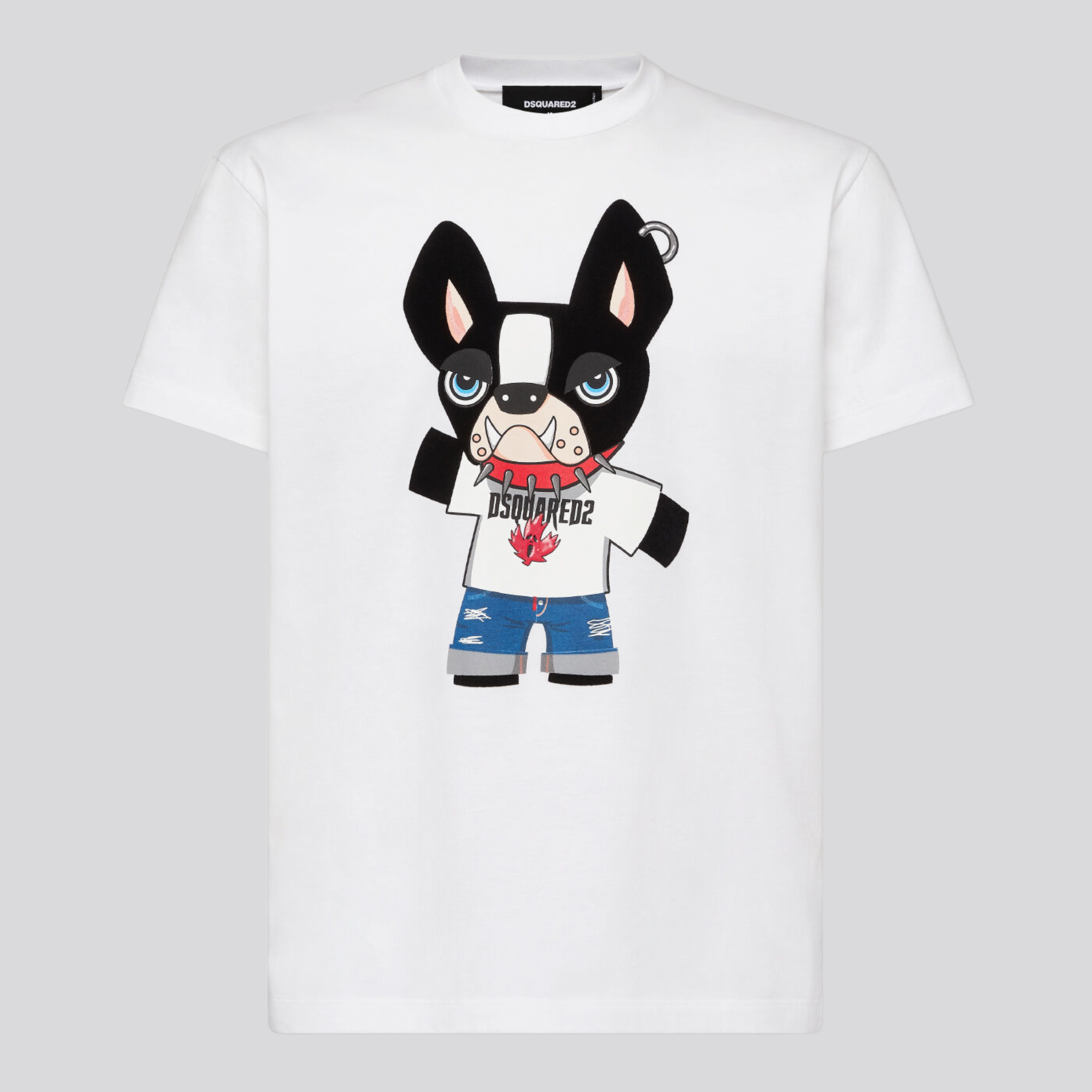 Camiseta Blanca Dsquared2 Dog Print