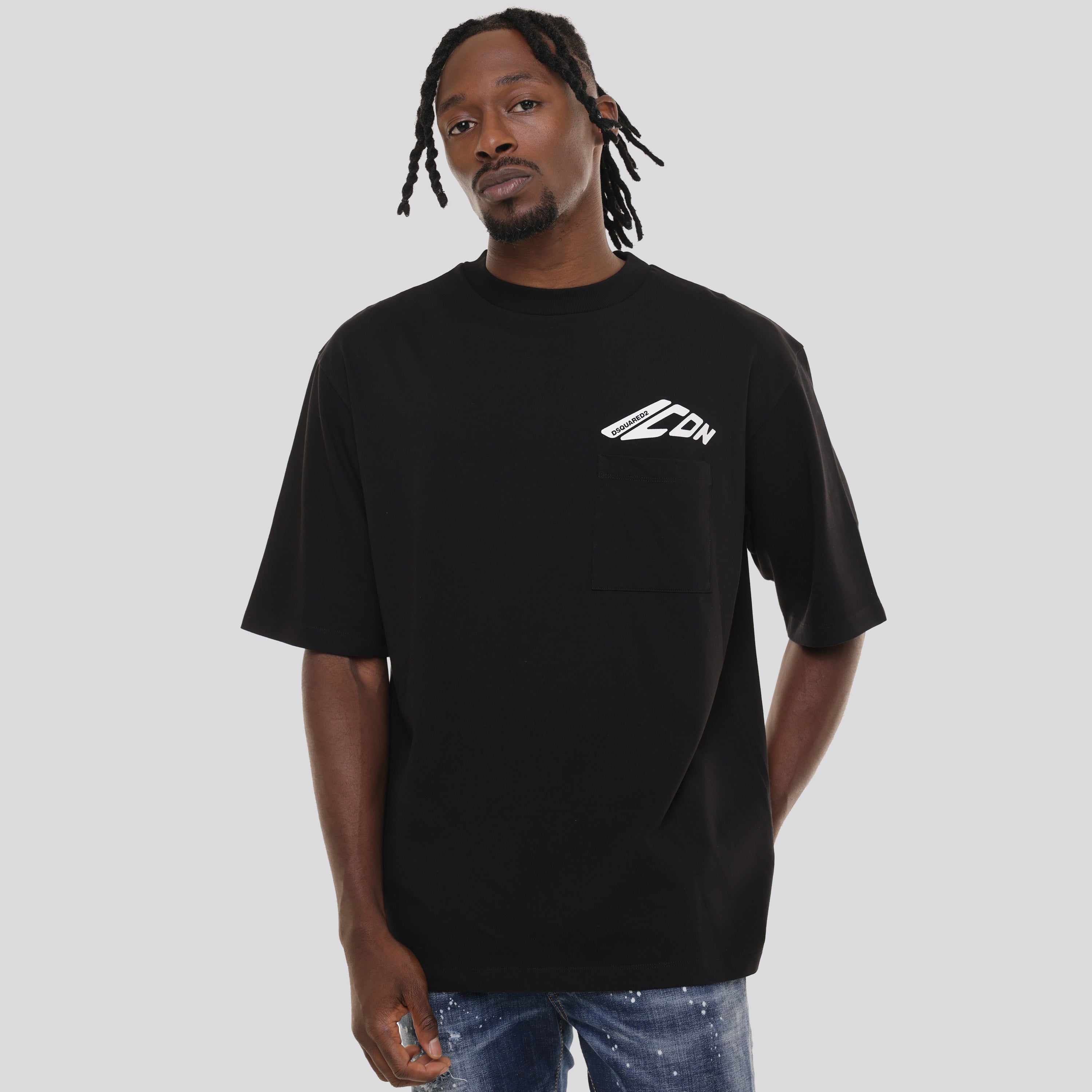 Camiseta Negra Dsquared2 Icon
