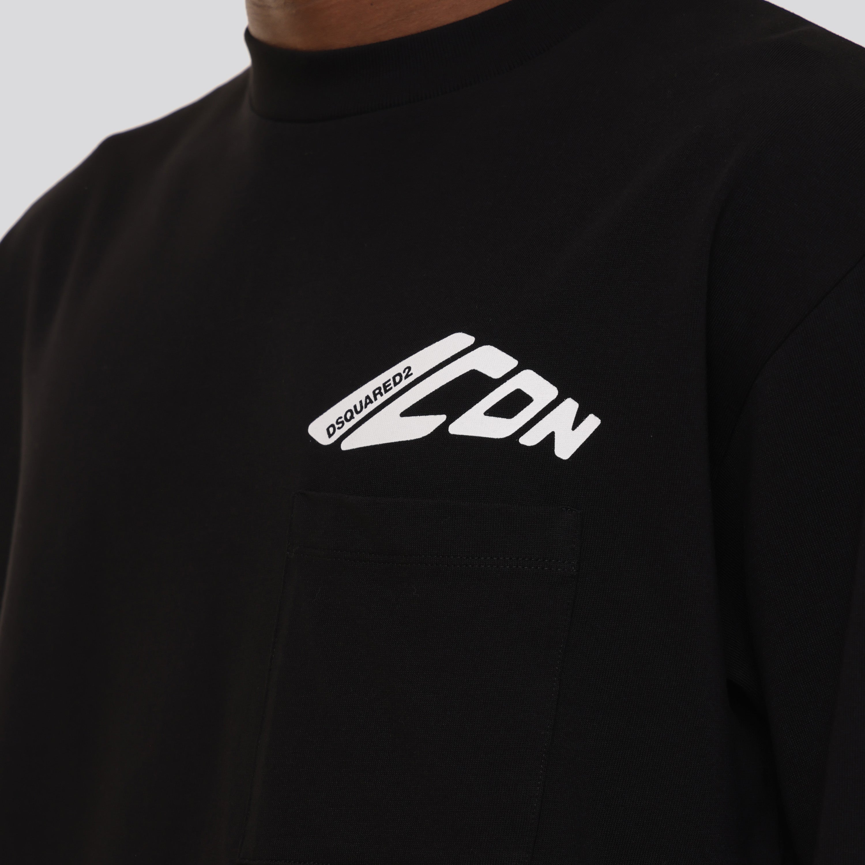 Camiseta Negra Dsquared2 Icon
