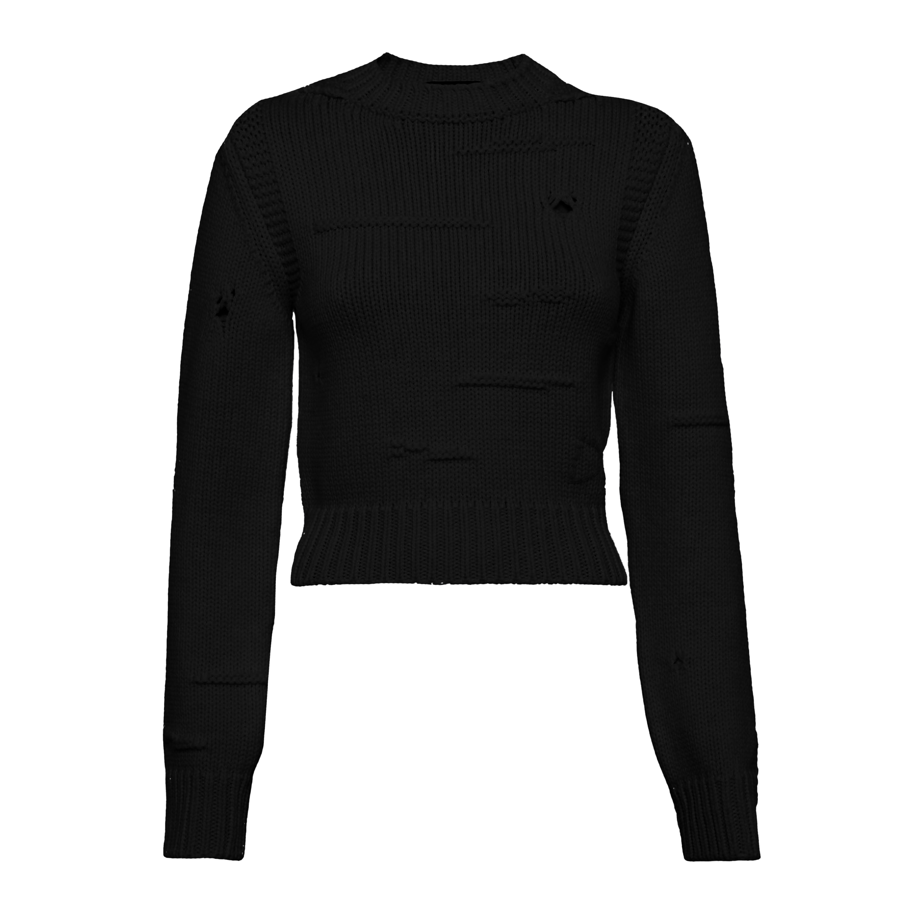 Buzo Negro Dsquared2 Ripped