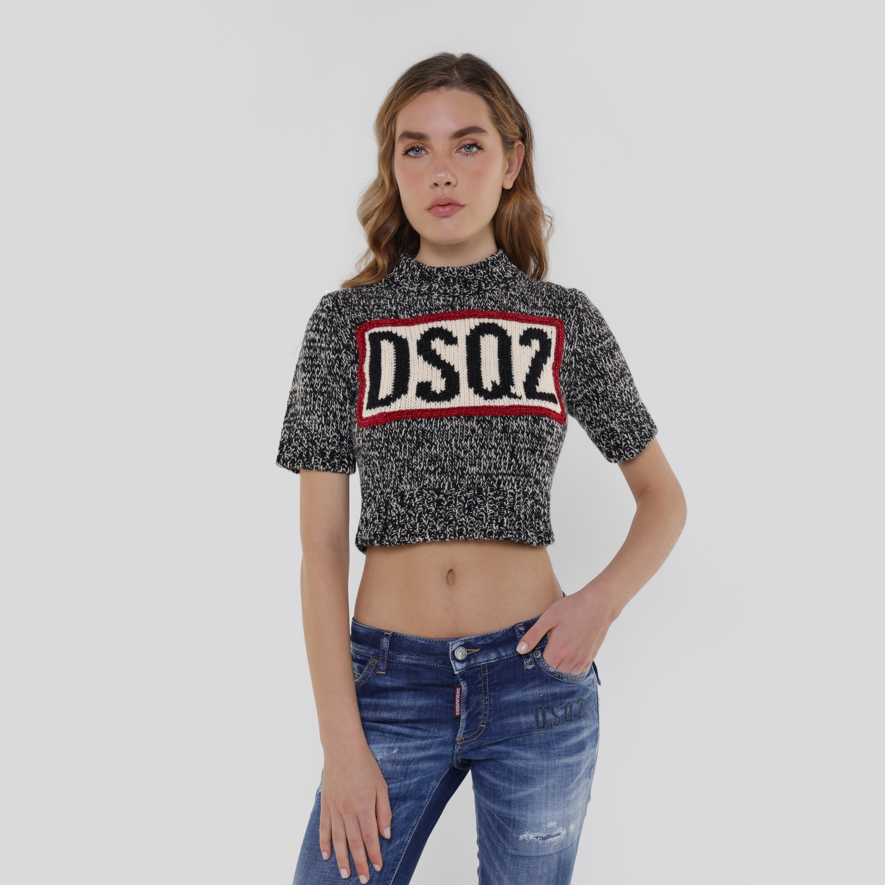 Buzo Negro Dsquared2 Dsq2 Logo