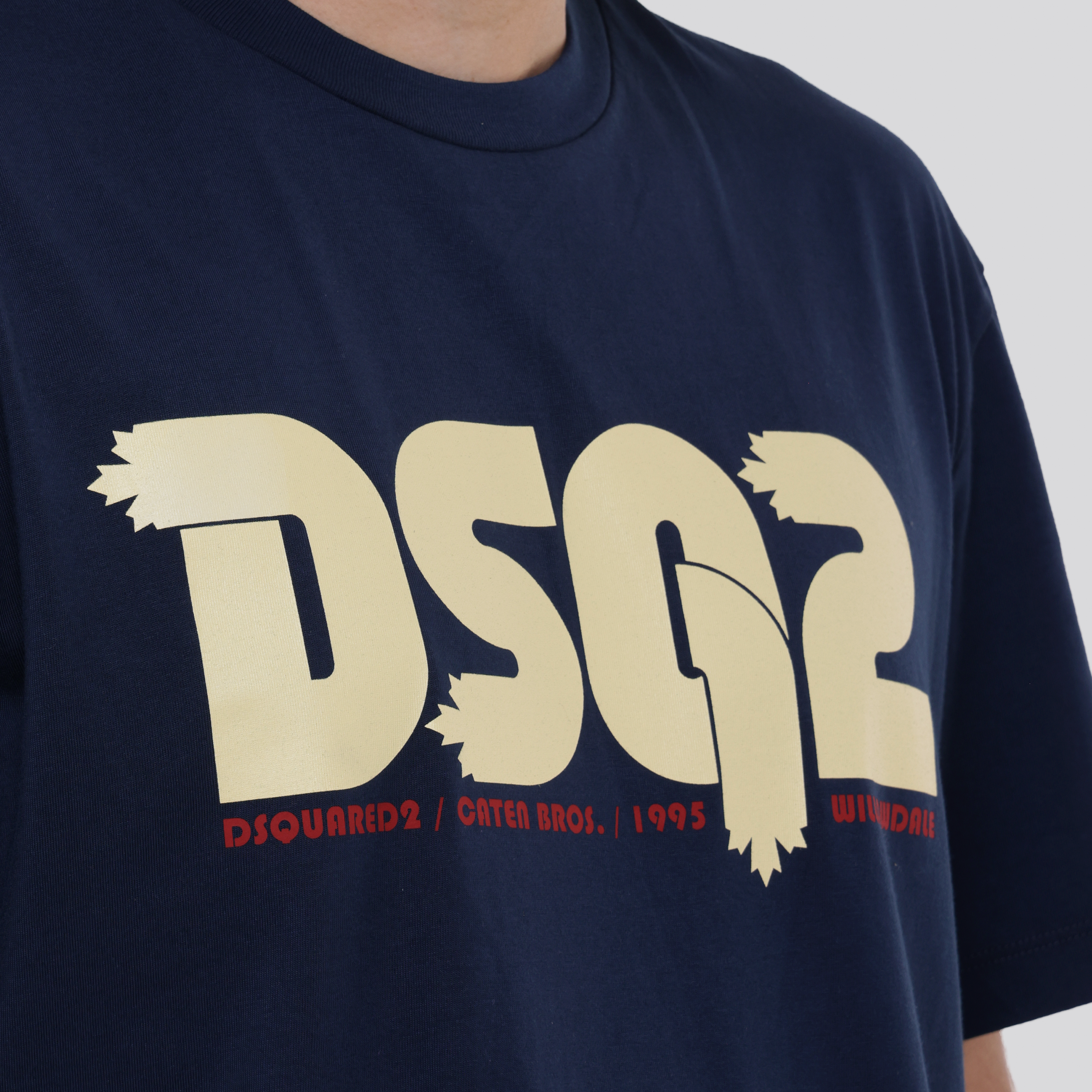 Camiseta Azul Dsquared2 Dsq2