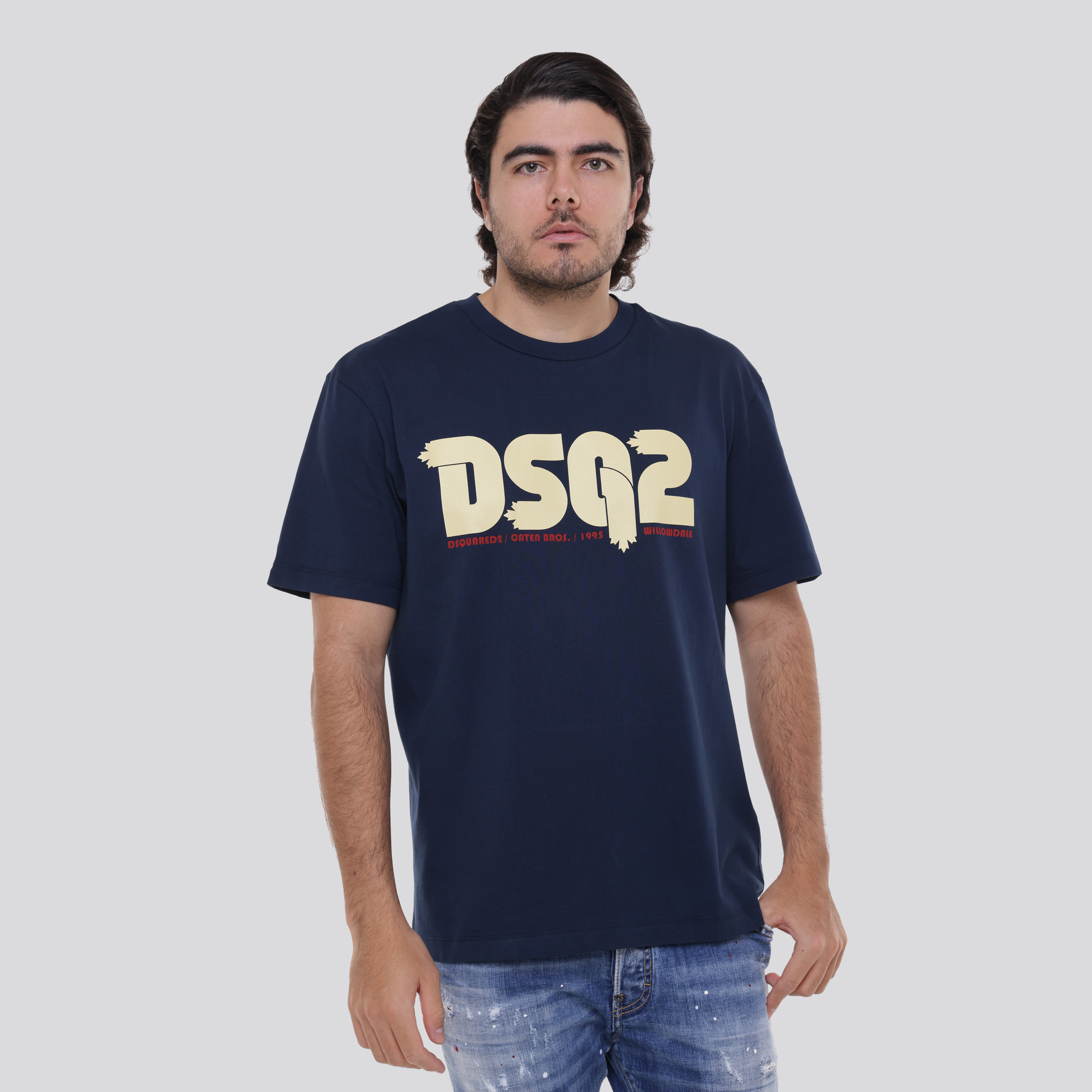 Camiseta Azul Dsquared2 Dsq2