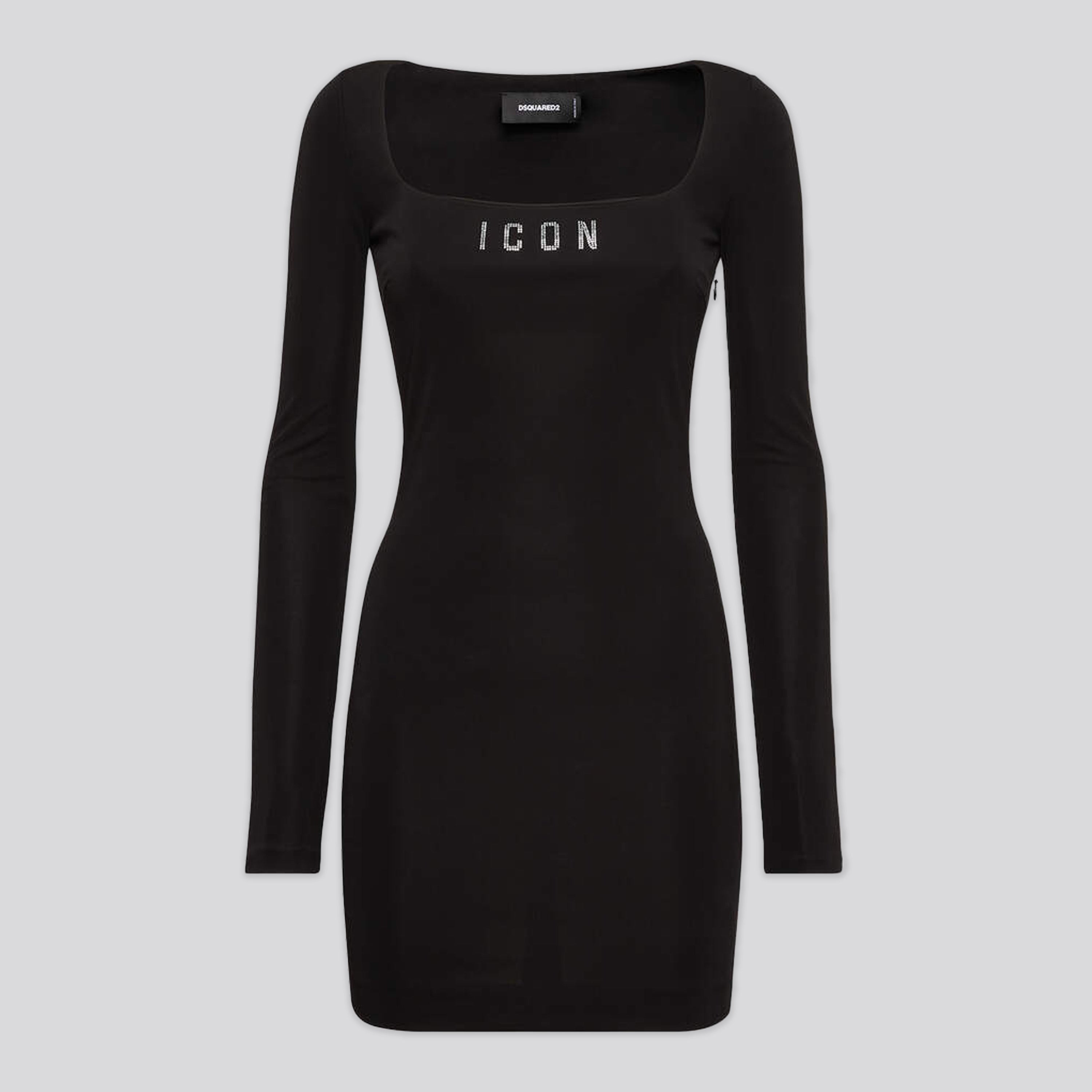 Vestido Negro Dsquared2 Icon