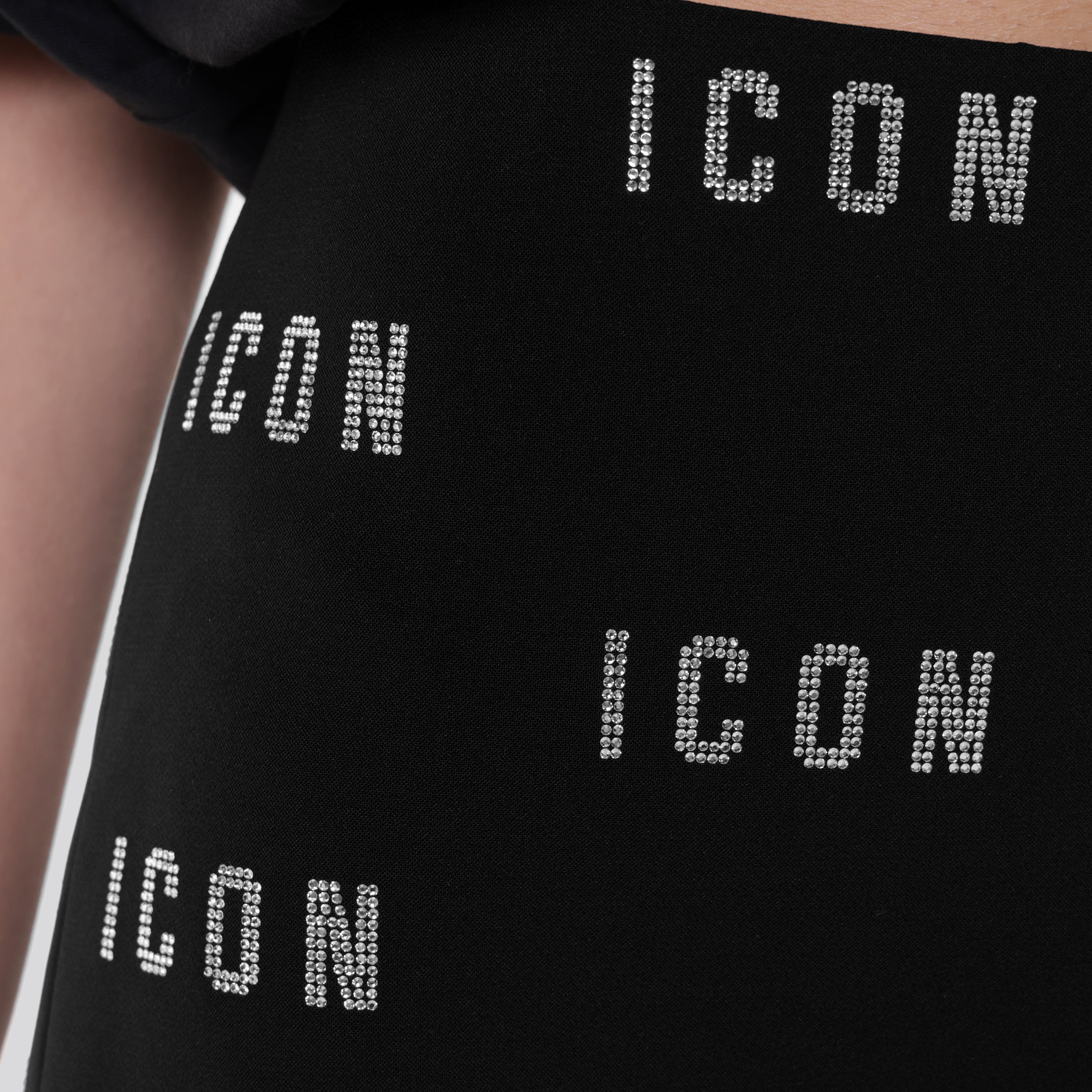 Falda Negra Dsquared2 Icon Crystals