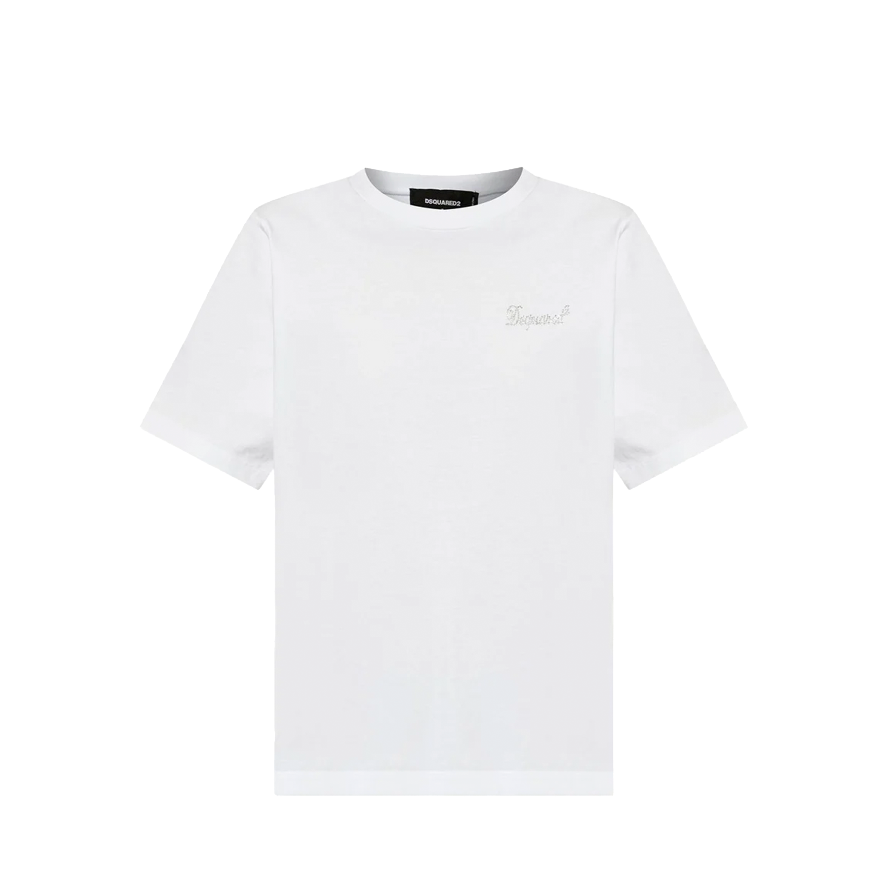 Camiseta Blanca Dsquared2 Rhinestone