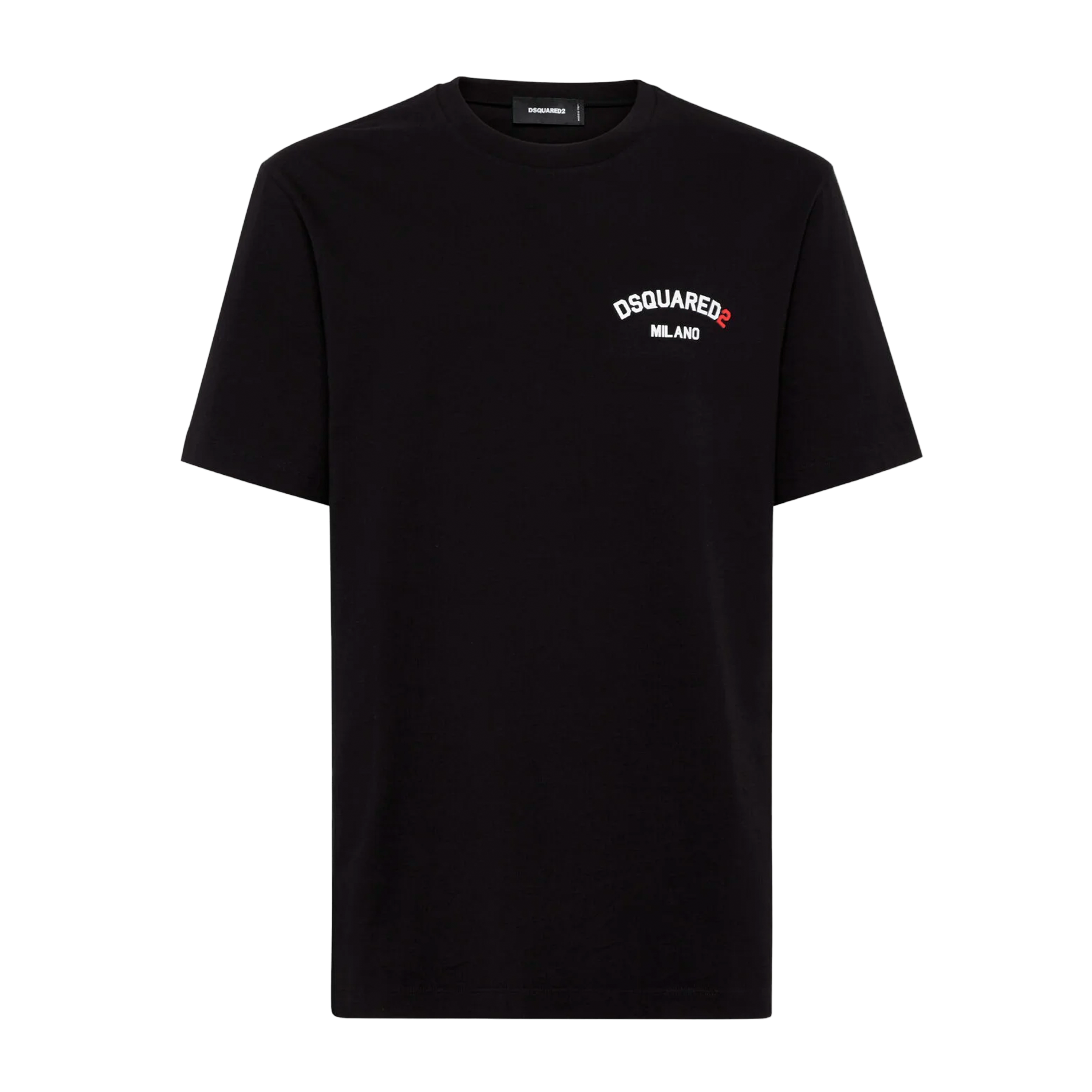 Camiseta Negra Dsquared2 Milano Chest Logo