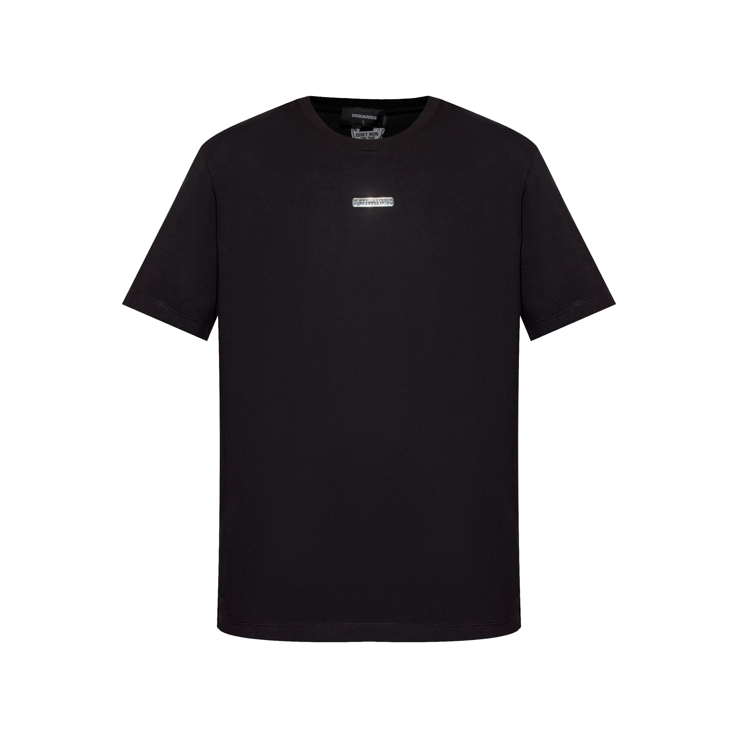 Camiseta Negra Dsquared2 Silver Patch