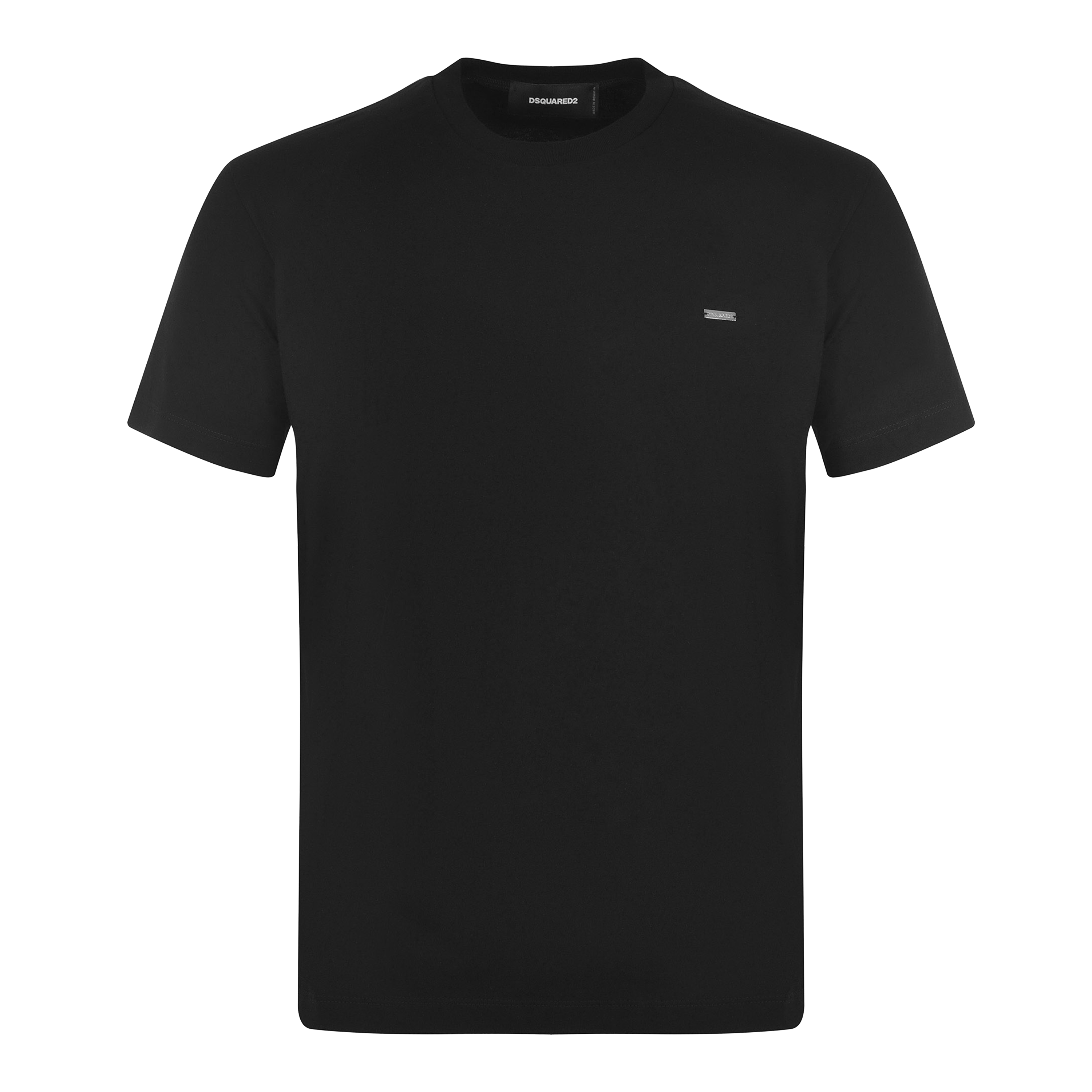 Camiseta Negra Dsquared2 Basic Plaque