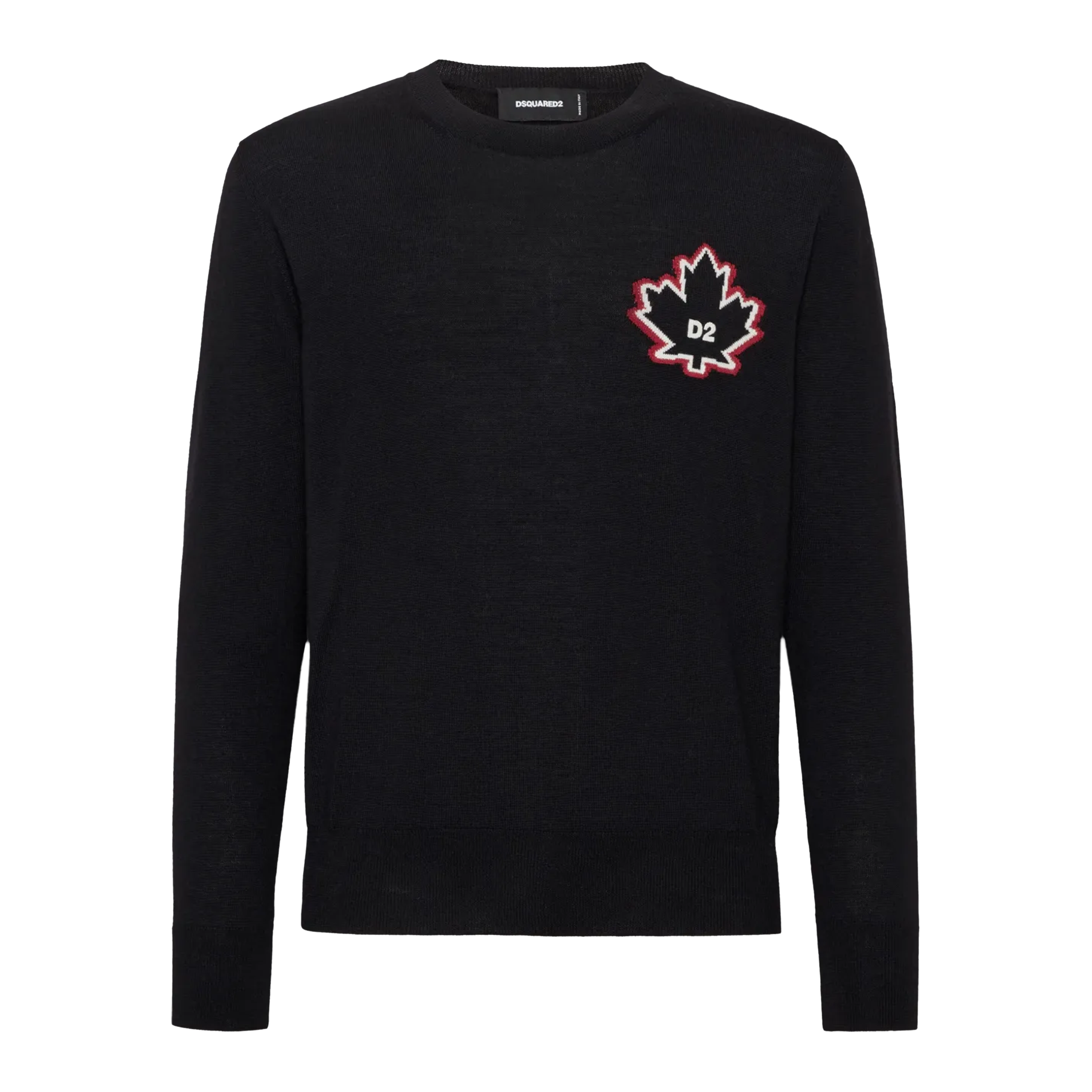 Buzo Negro Dsquared2 Leaf