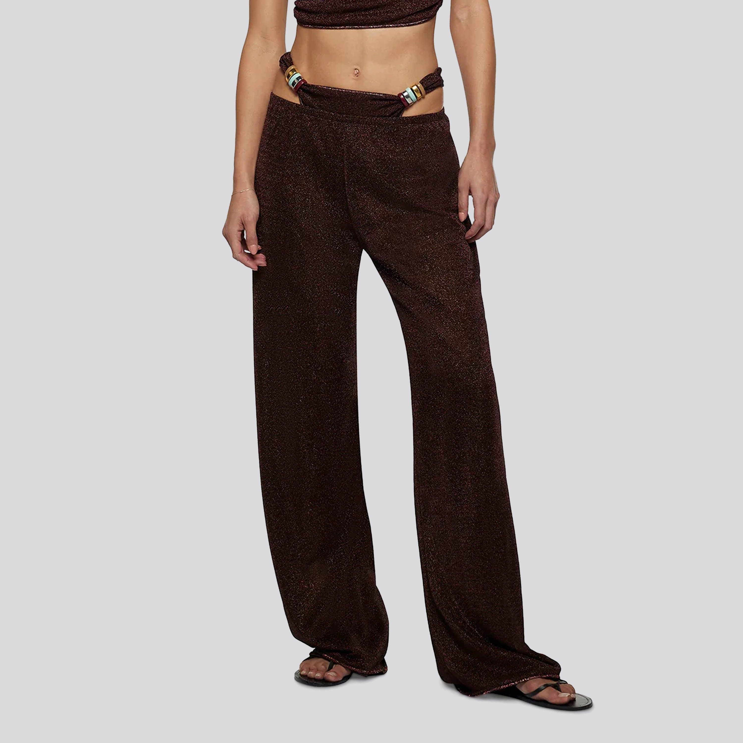 Pantalon Chocolate Oséree Lumiere Multi Ring