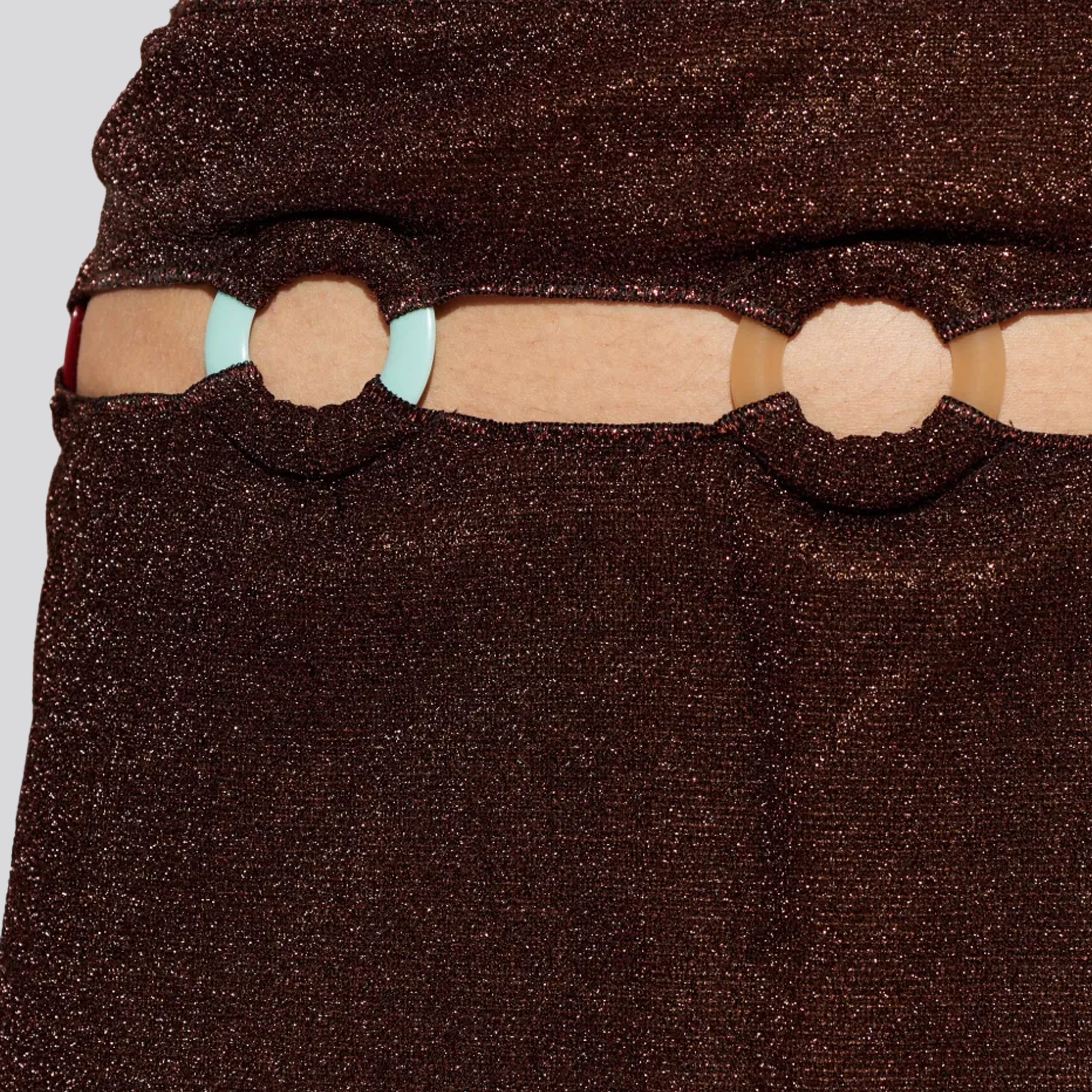 Falda Chocolate Oséree Lumiere Multi Ring 70s