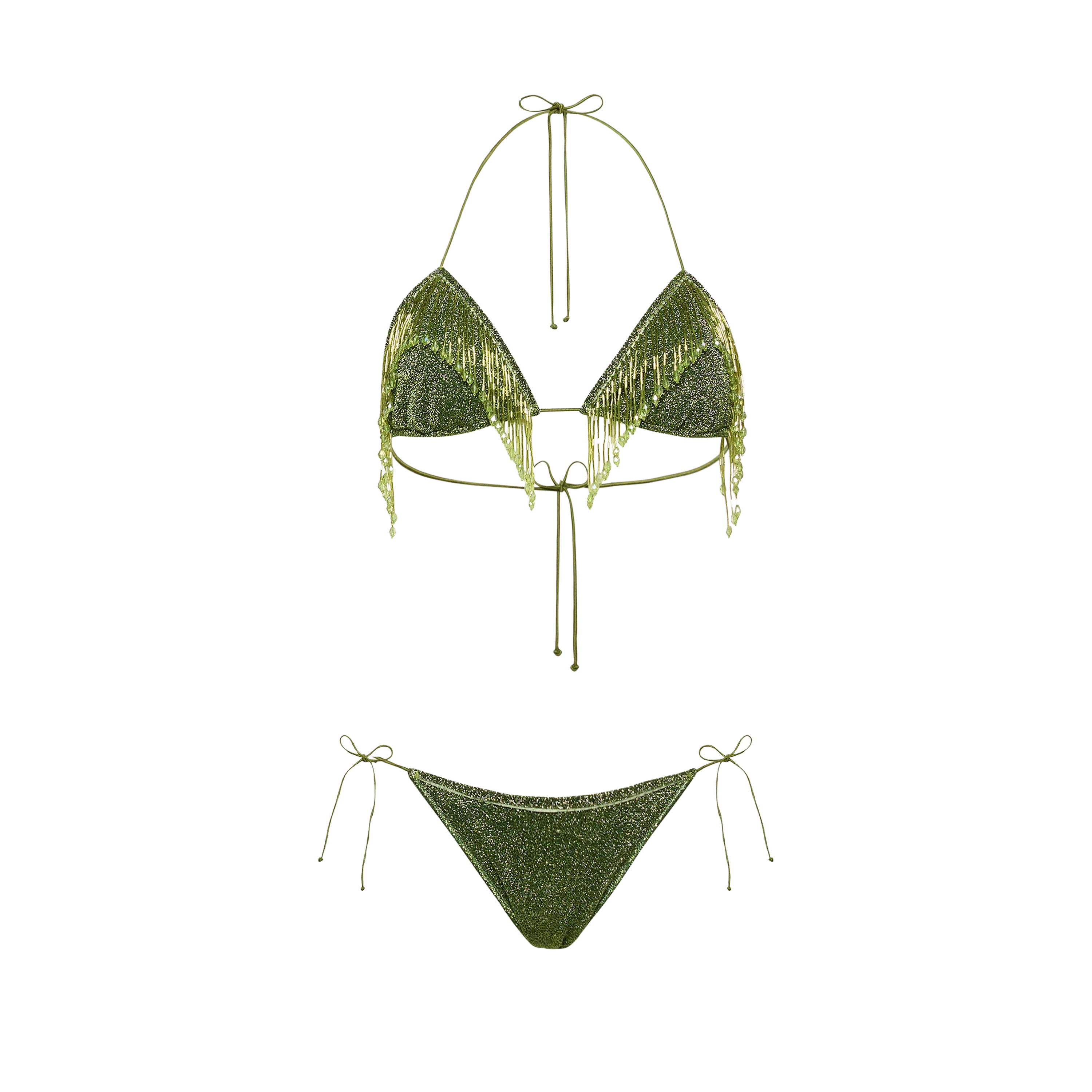 Bikini Verde Oséree Lumiere20s Pearls