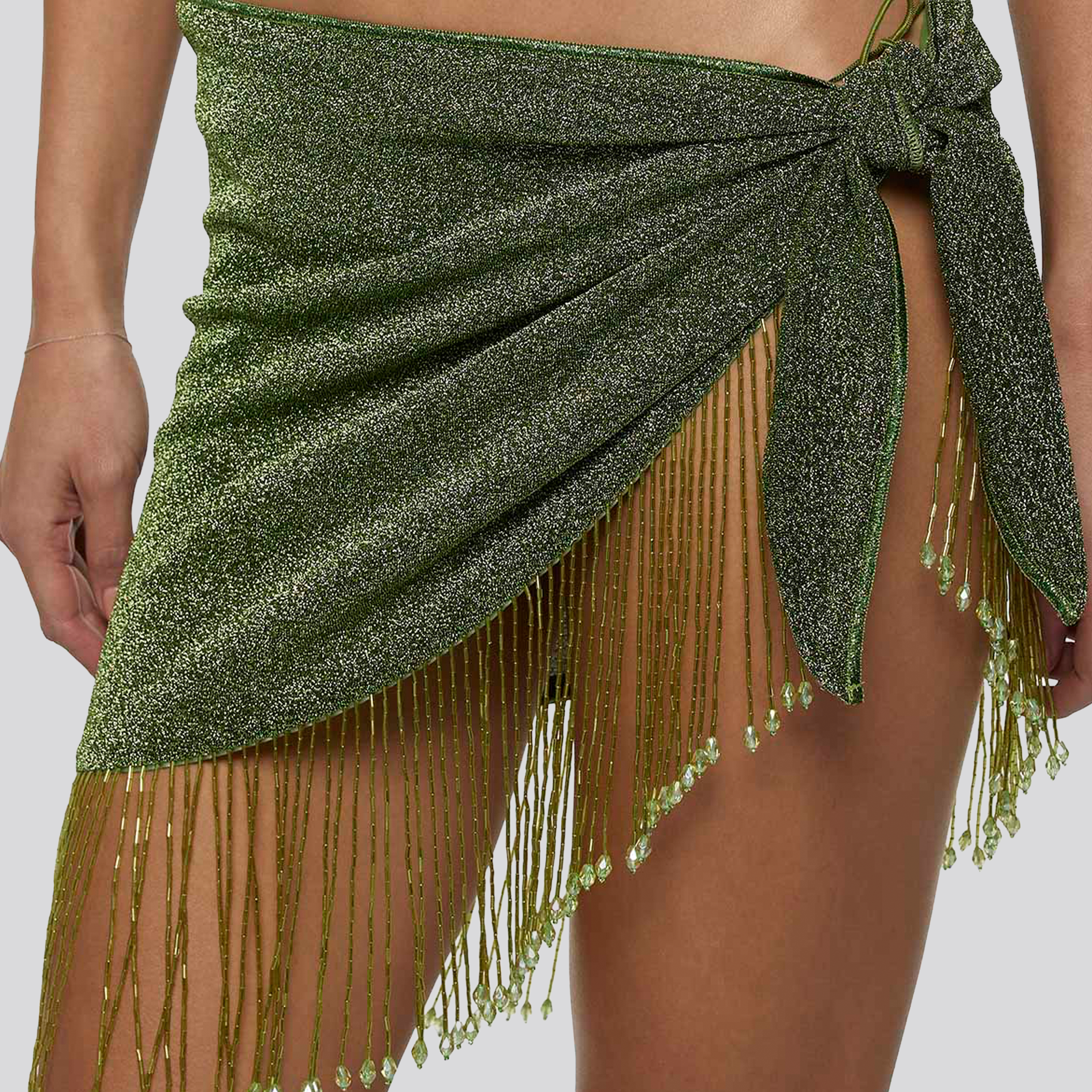 Falda Verde Oséree Lumiere 20s Pearls