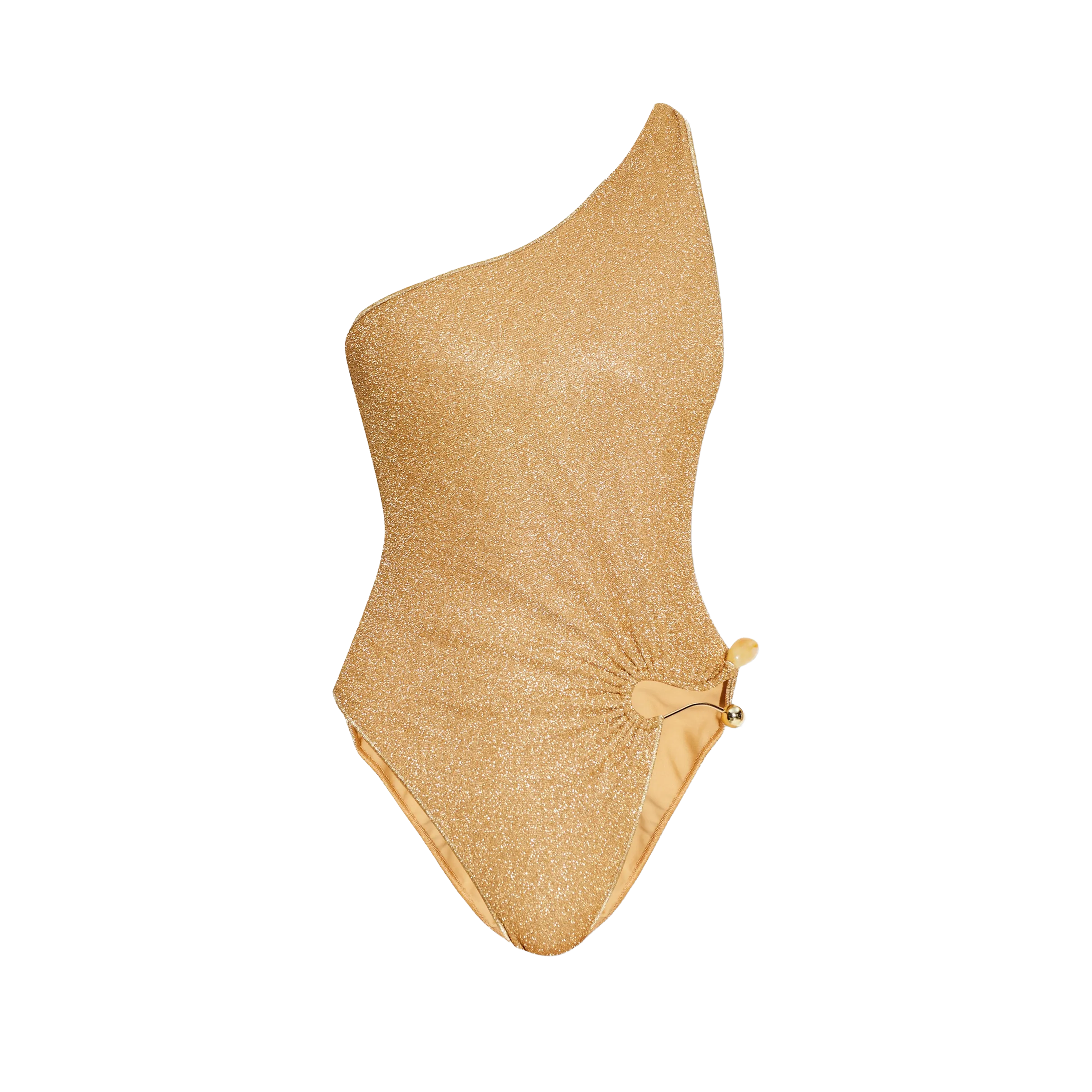 Body Oro Oséree Lumiere Stones One Shoulder Maillot