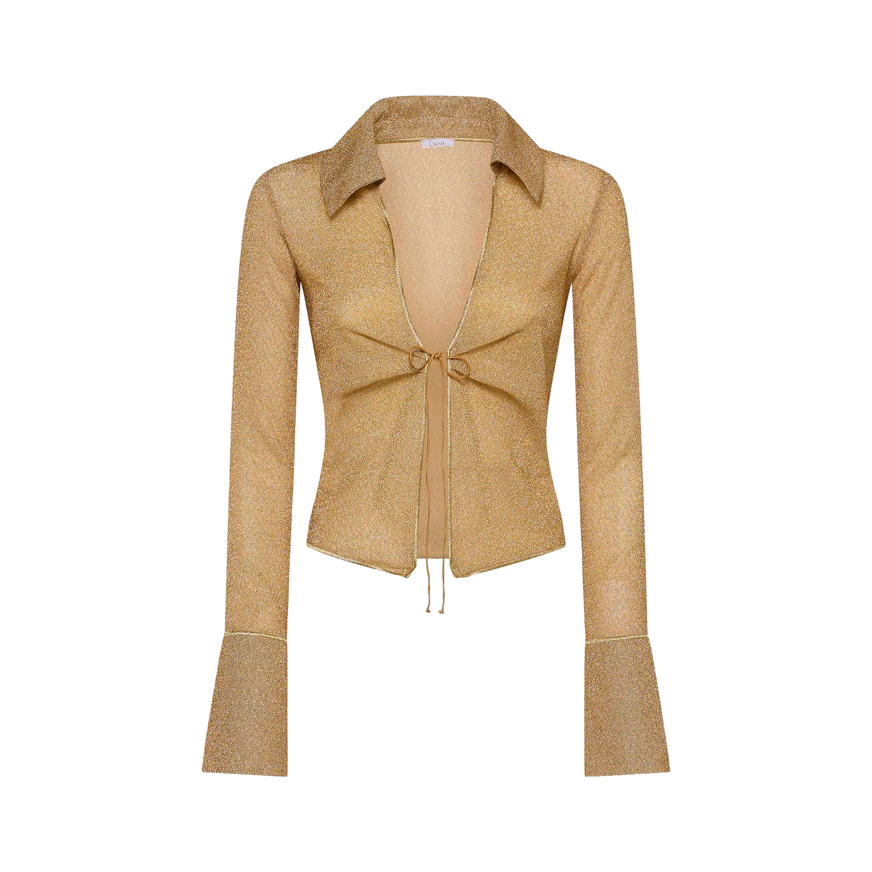 Camisa Dorada Oséree Lumiere Slim