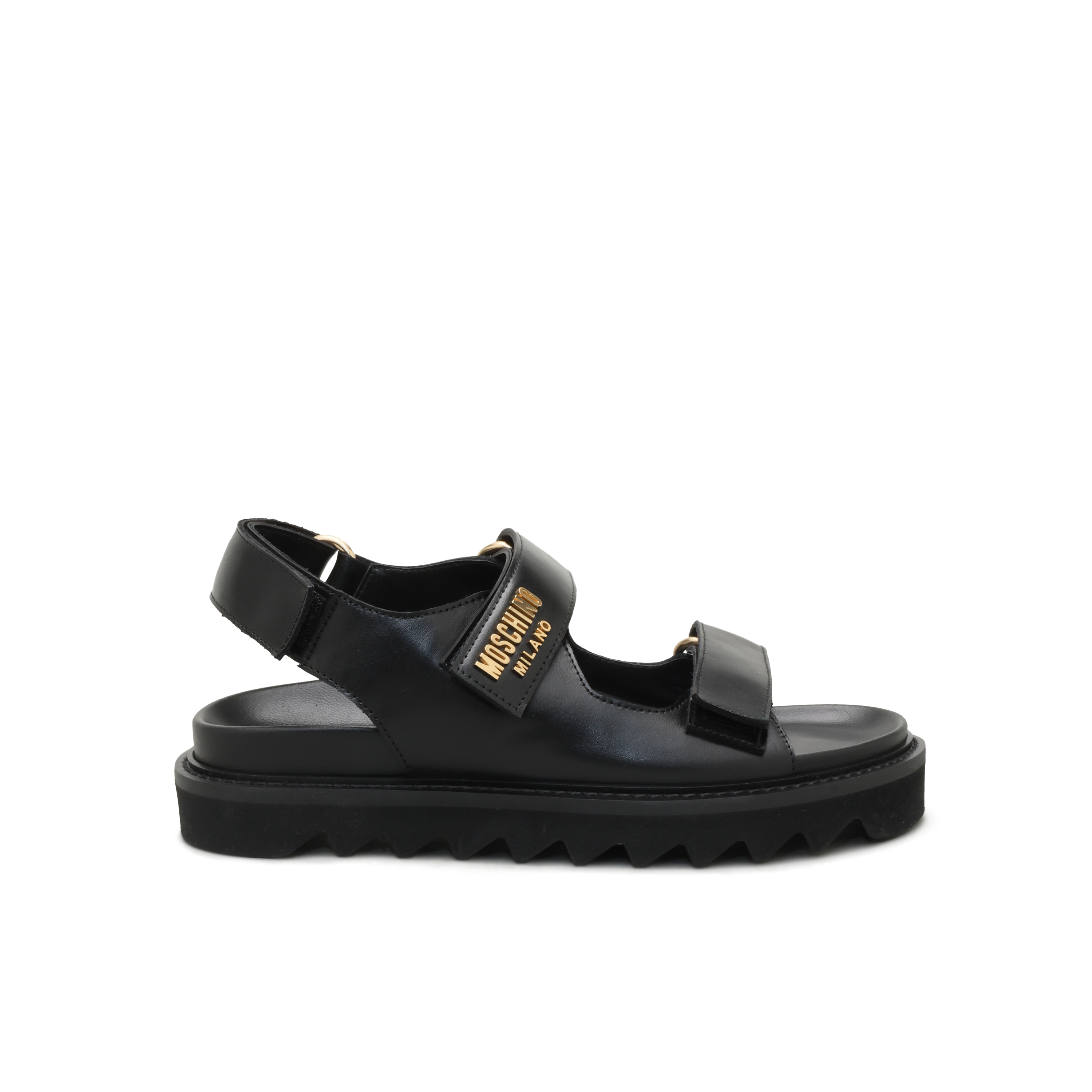 Sandalias Negras Moschino Milano