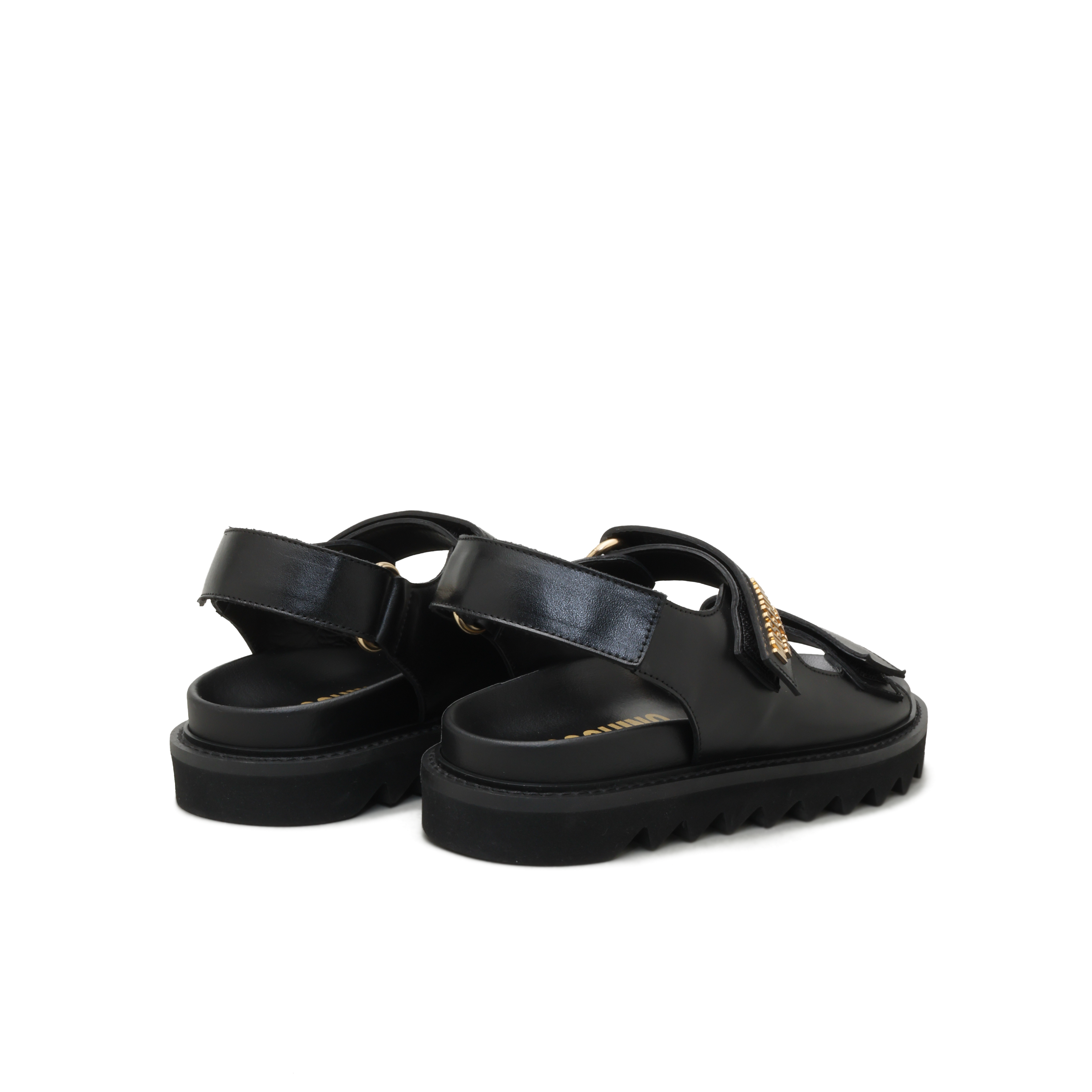 Sandalias Negras Moschino Milano