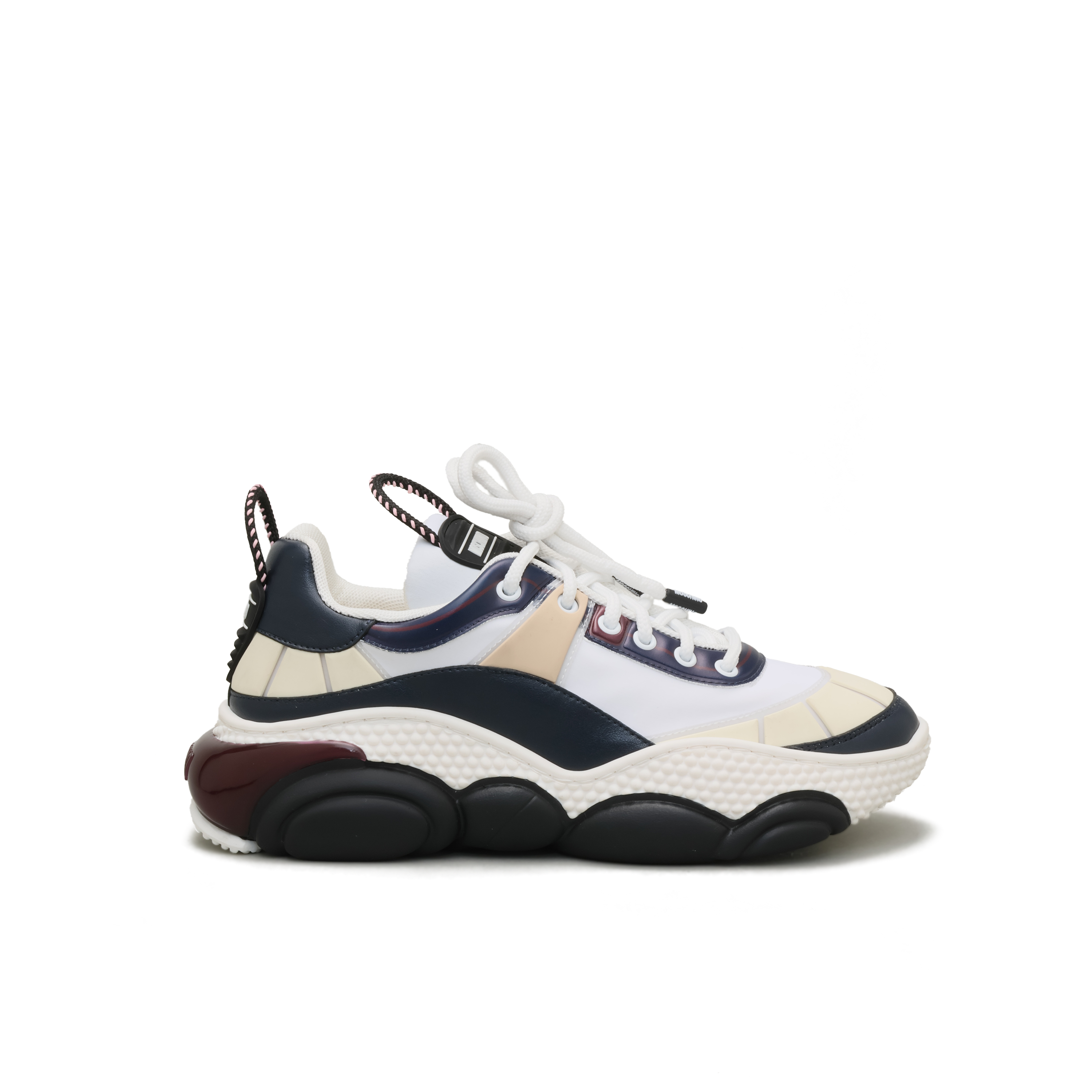 Sneakers Blancos Moschino Embossed
