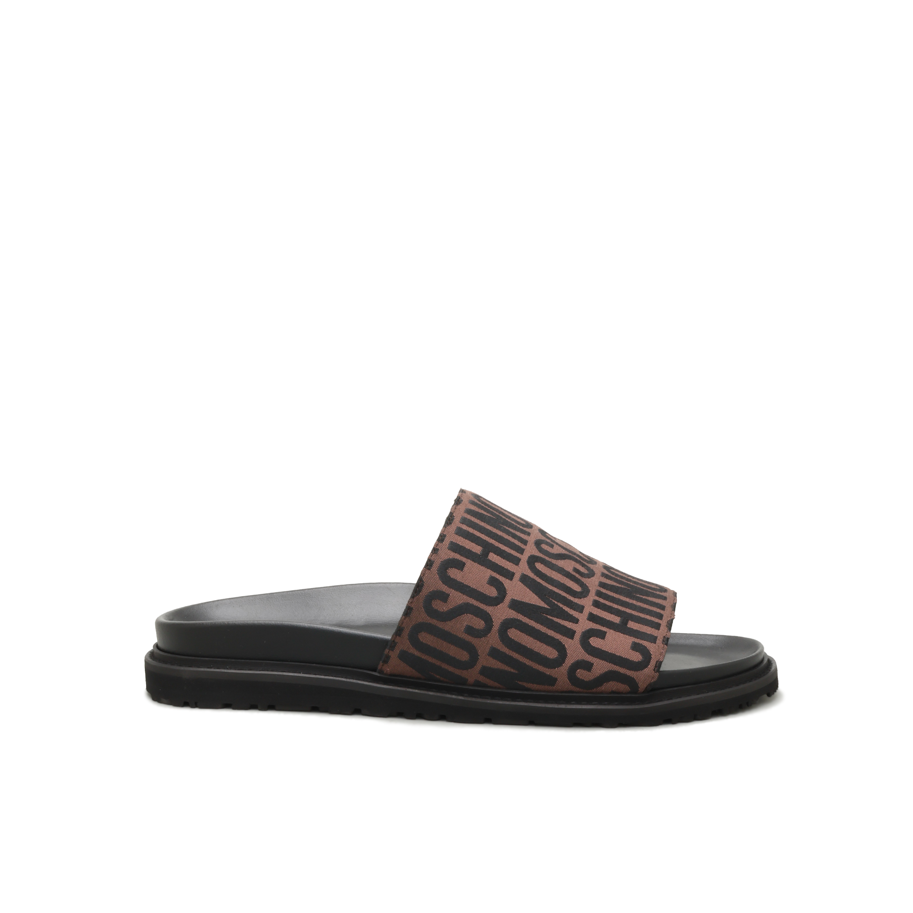 Sandalias Café Moschino Monogram