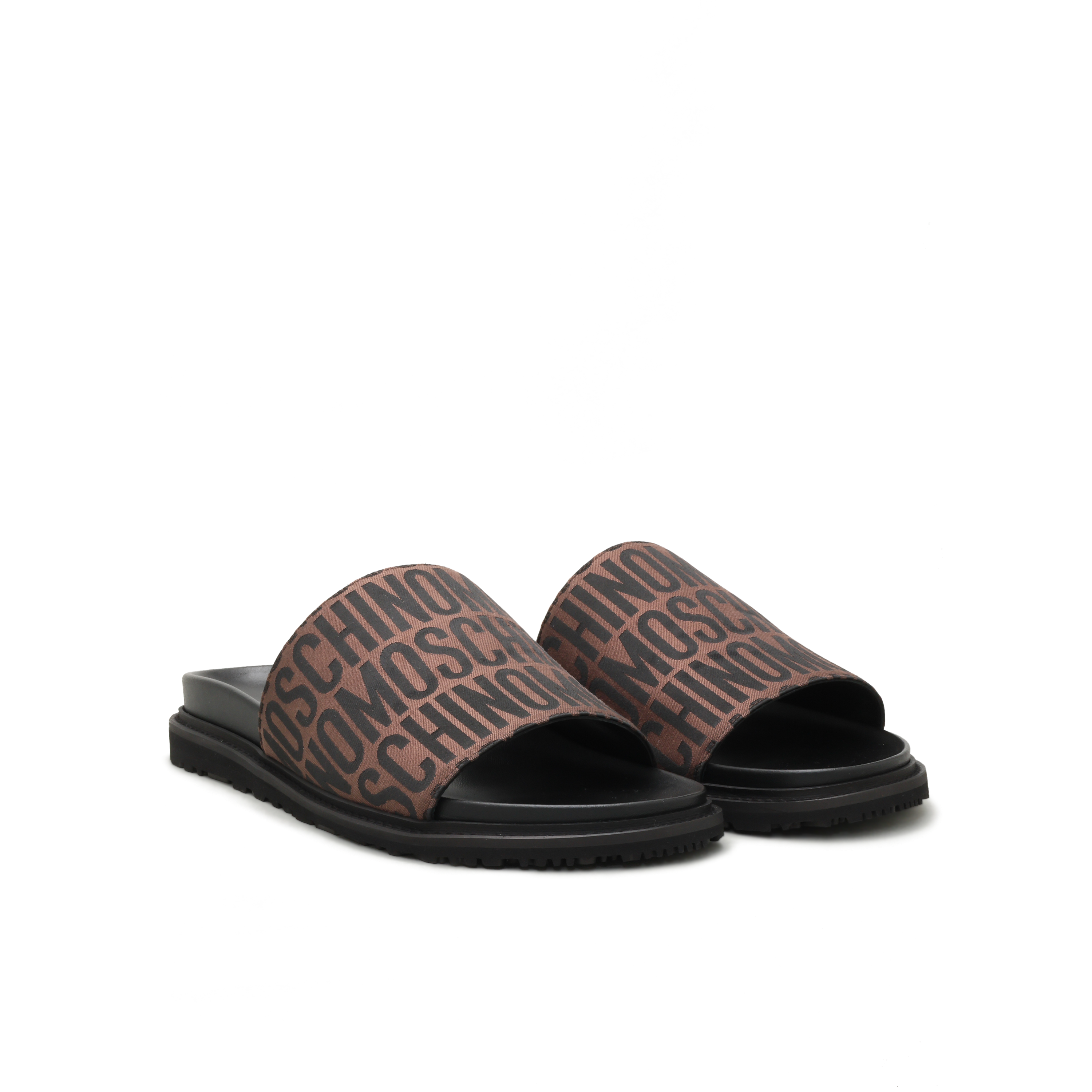 Sandalias Café Moschino Monogram