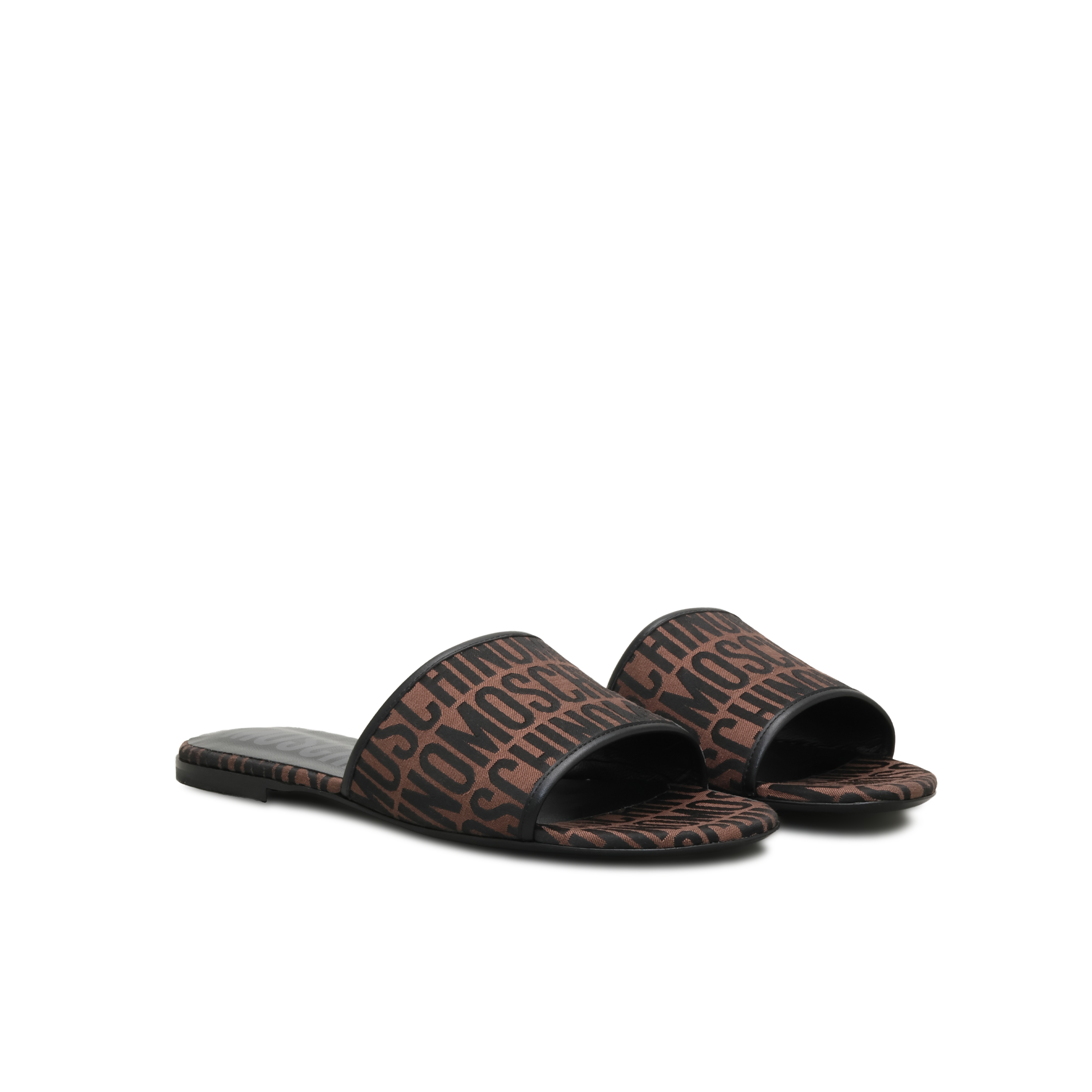Sandalias Café Moschino Multilogo Slip