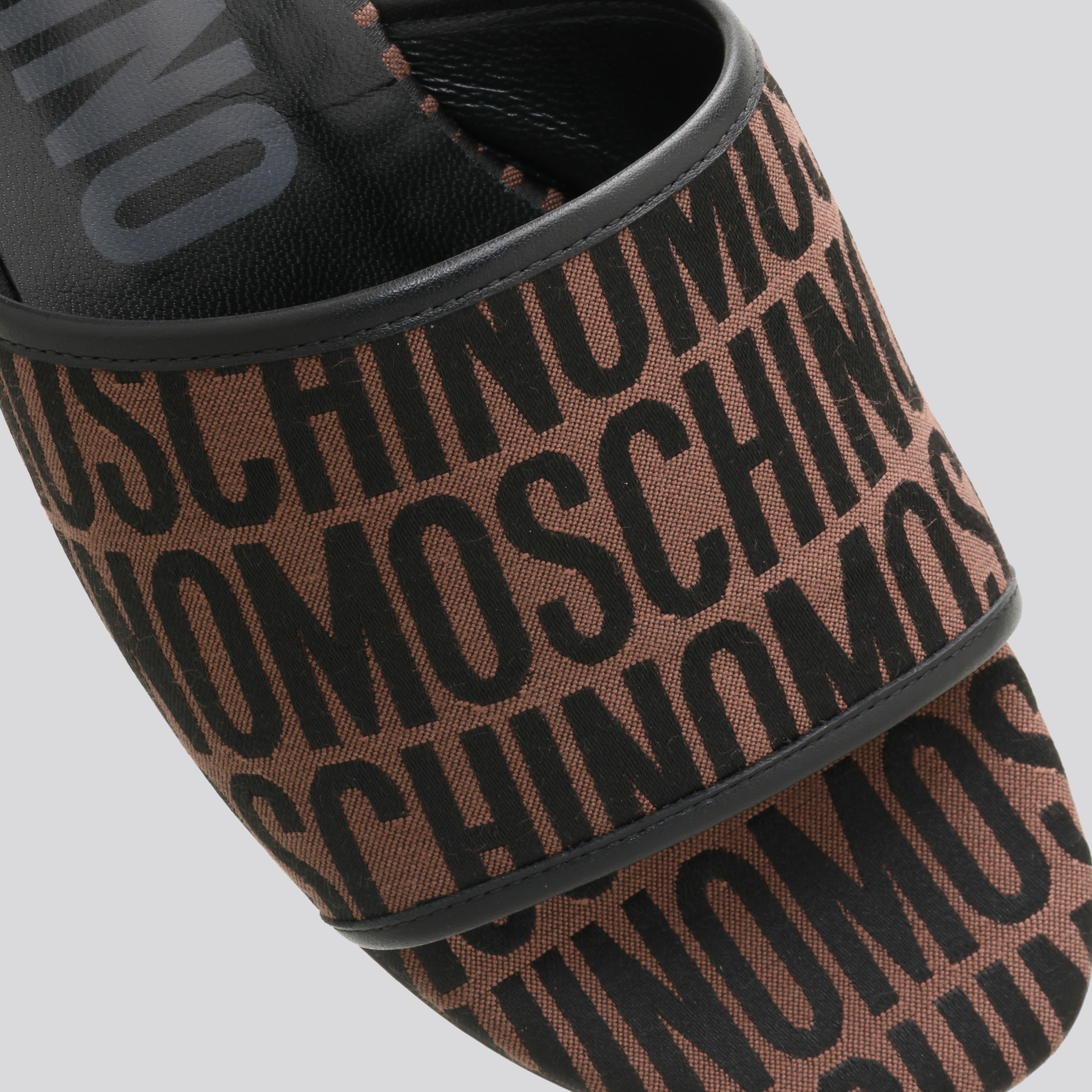 Sandalias Café Moschino Multilogo Slip
