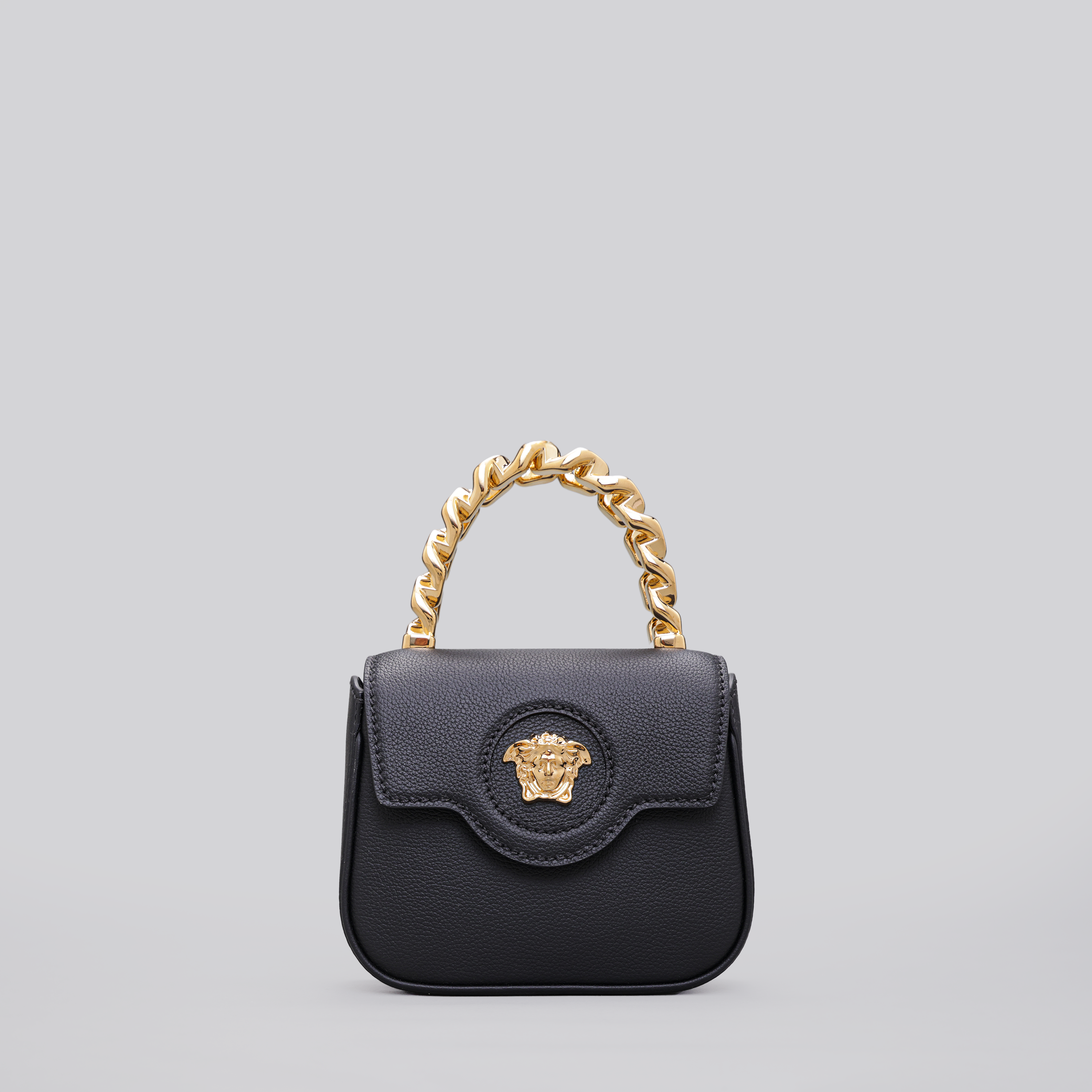 Cartera Negro Versace La Medusa